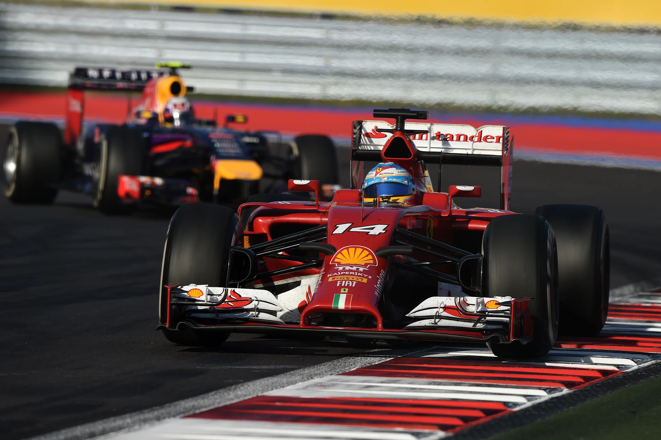 Fernando Alonso (ESP) Ferrari F14 T. Formula One World Championship, Rd16, Russian Grand Prix,