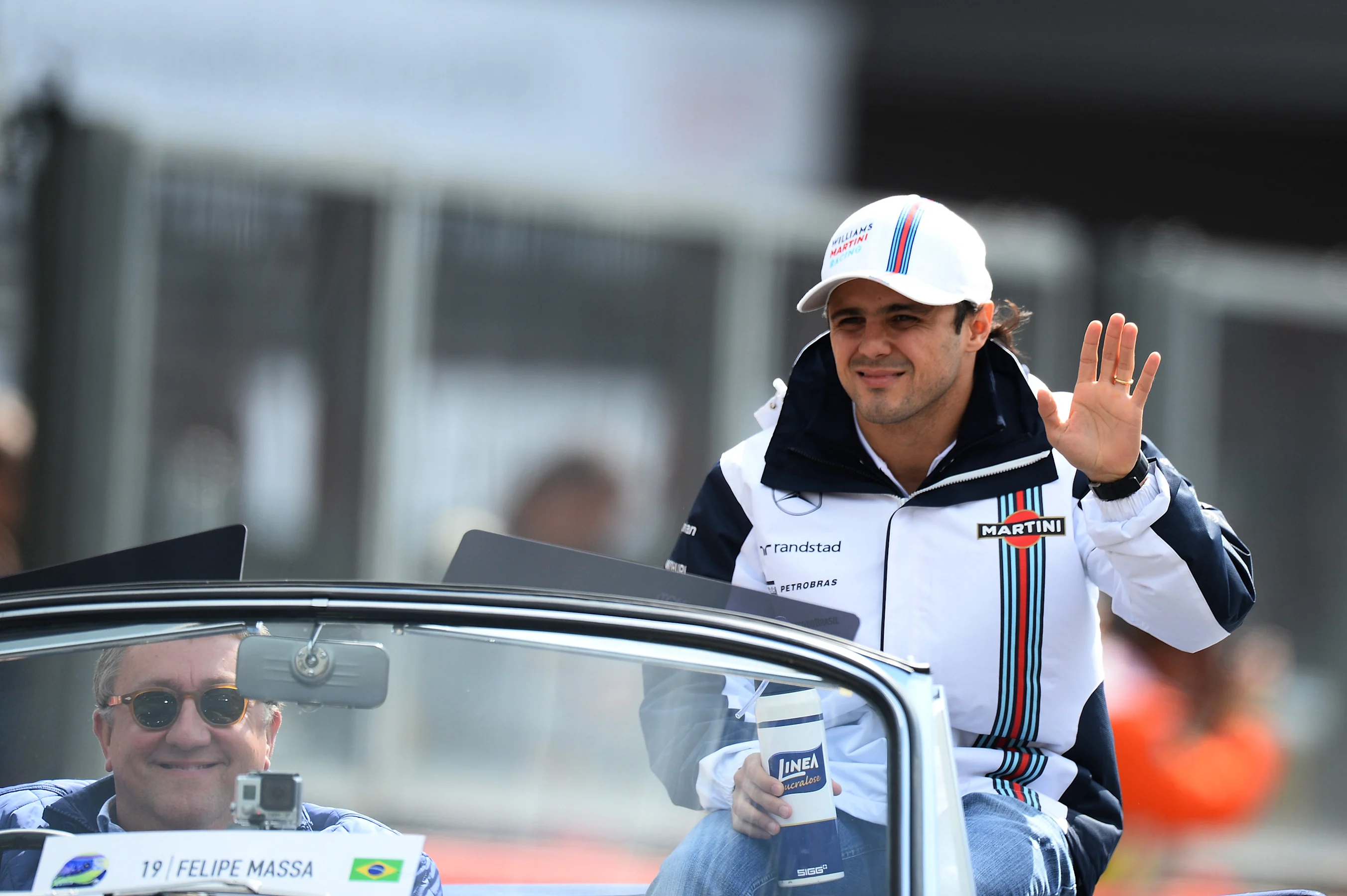 Felipe Massa (BRA) Williams on the drivers parade. Formula One World Championship, Rd12, Belgian