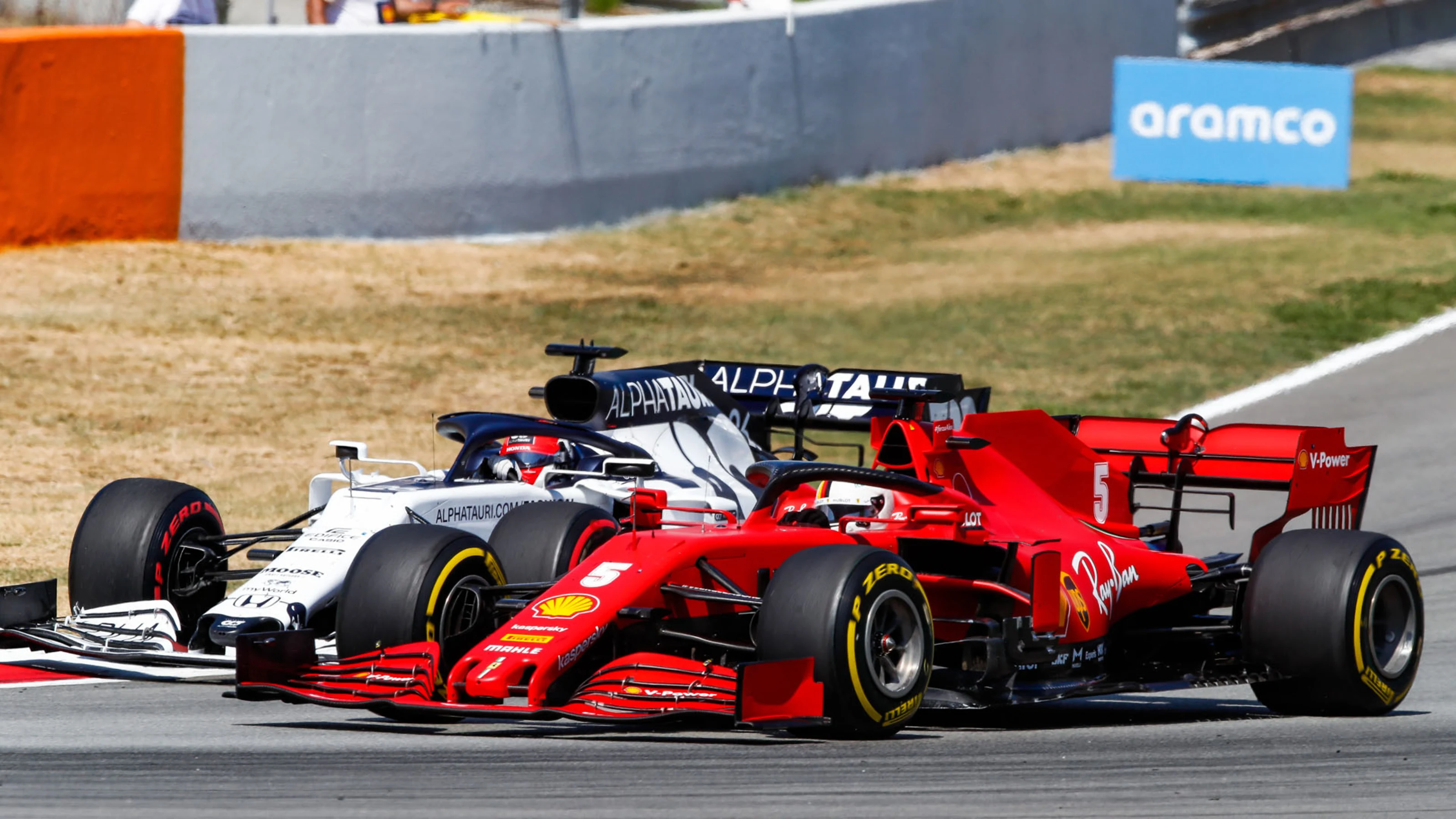 05 VETTEL Sebastian (ger), Scuderia Ferrari SF1000, action during the Formula 1 Aramco Gran Premio