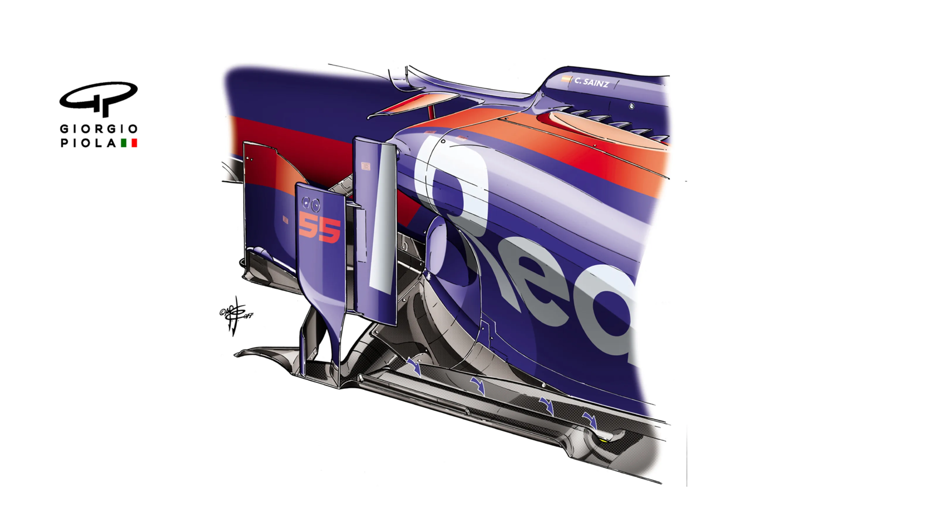 Toro Rosso STR13 - floor