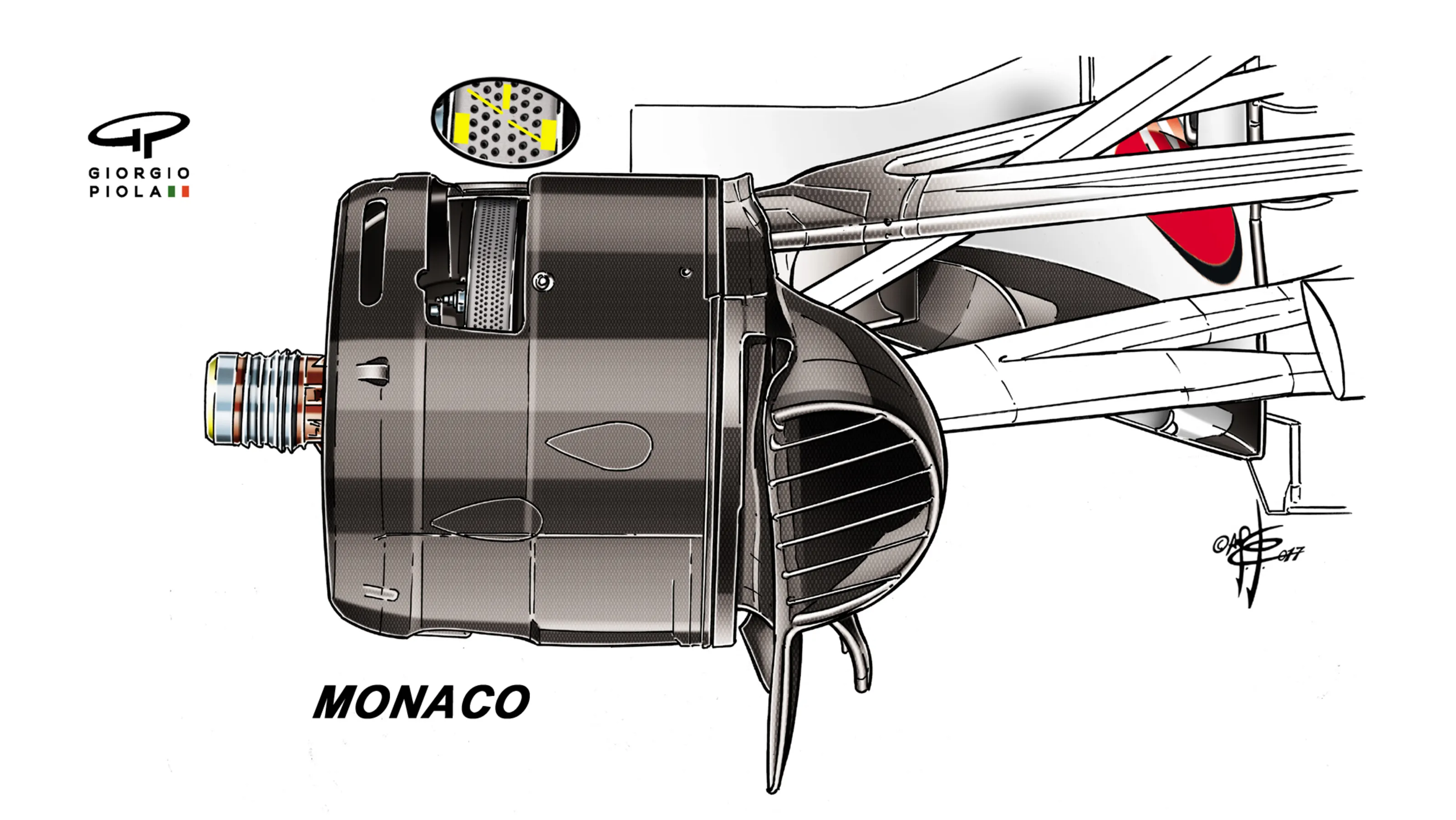 067-017 FERRARI BRAKES DUCT