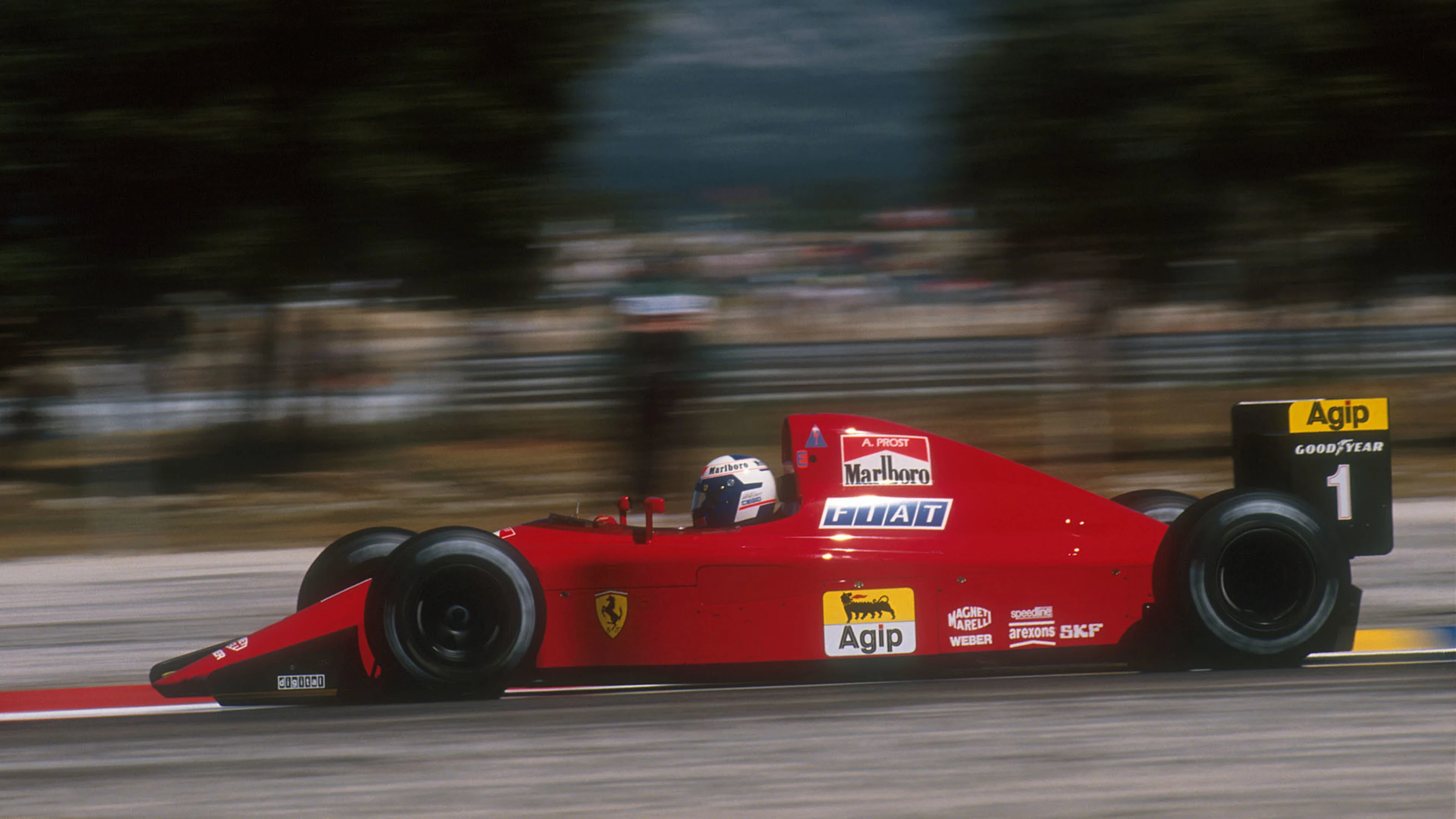 1990 French Grand Prix.
Paul Ricard, Le Castellet, France.
6-8 July 1990.
Alain Prost (Ferrari 641)