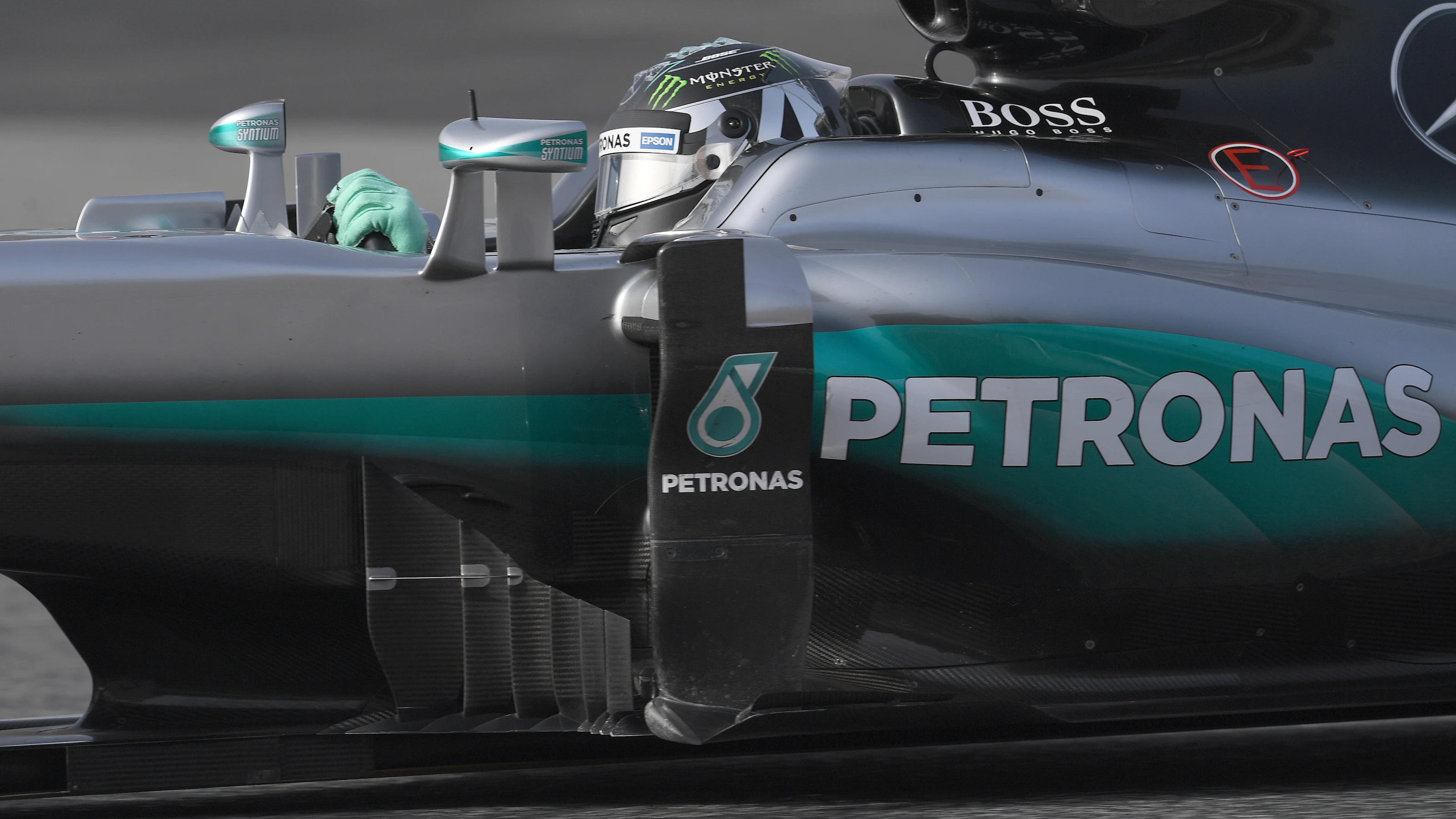 Nico Rosberg (GER) Mercedes-Benz F1 W07 Hybrid at Formula One Testing, Day Two, Barcelona, Spain,