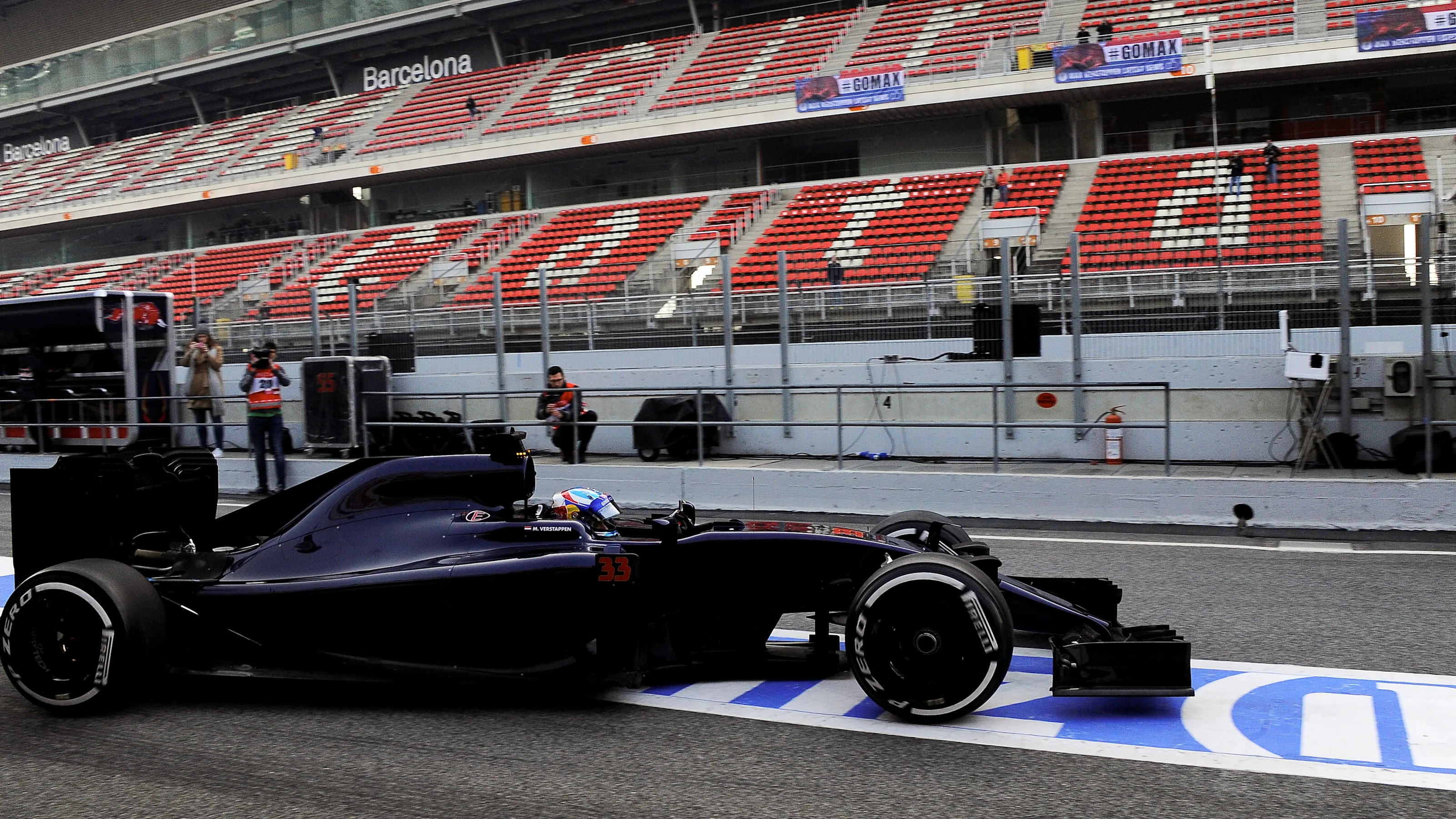 Max Verstappen (NED) Scuderia Toro Rosso STR11 at Formula One Testing, Day Two, Barcelona, Spain,