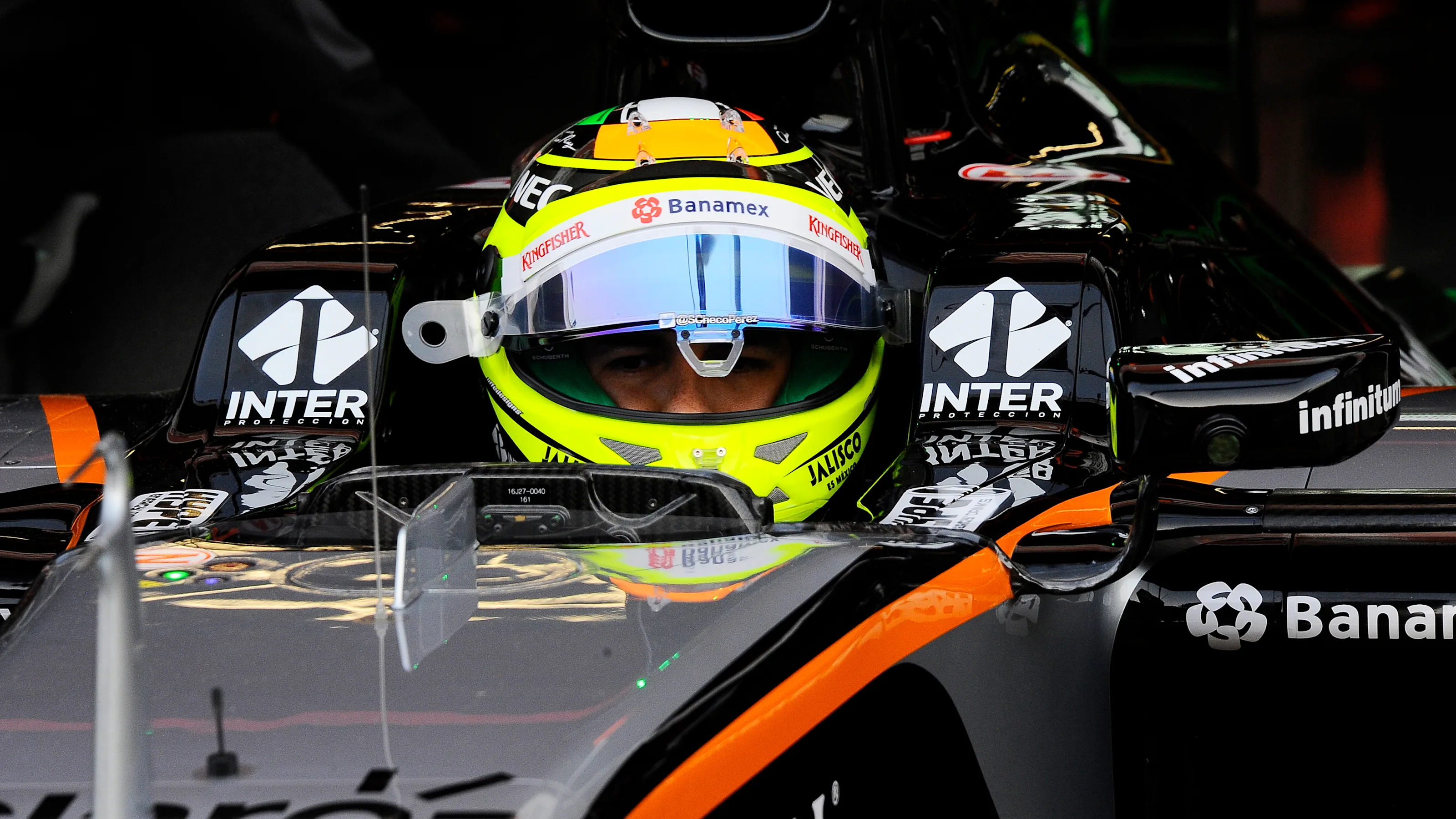 Sergio Perez (MEX) Force India VJM09 at Formula One Testing, Day Two, Barcelona, Spain, Tuesday 23
