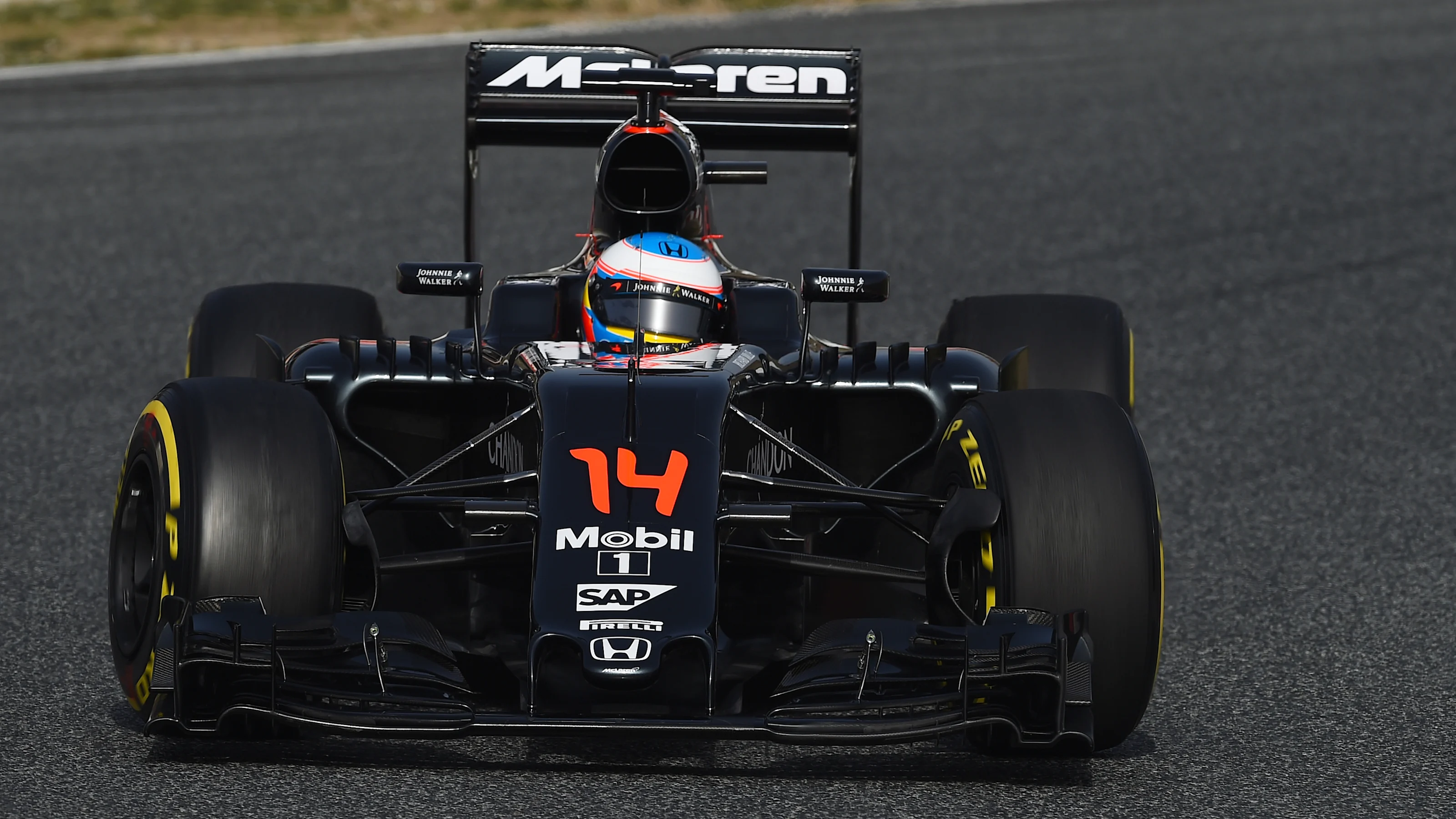Fernando Alonso (ESP) McLaren MP4-31 at Formula One Testing, Day Two, Barcelona, Spain, Tuesday 23