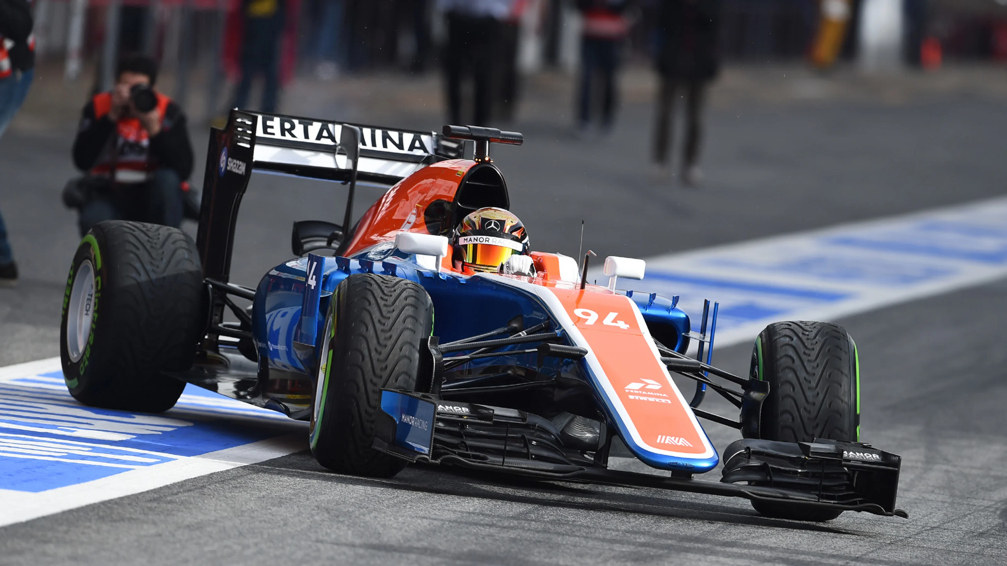 Pascal Wehrlein (GER) Manor GP at Formula One Testing, Day One, Barcelona, Spain, Monday 22