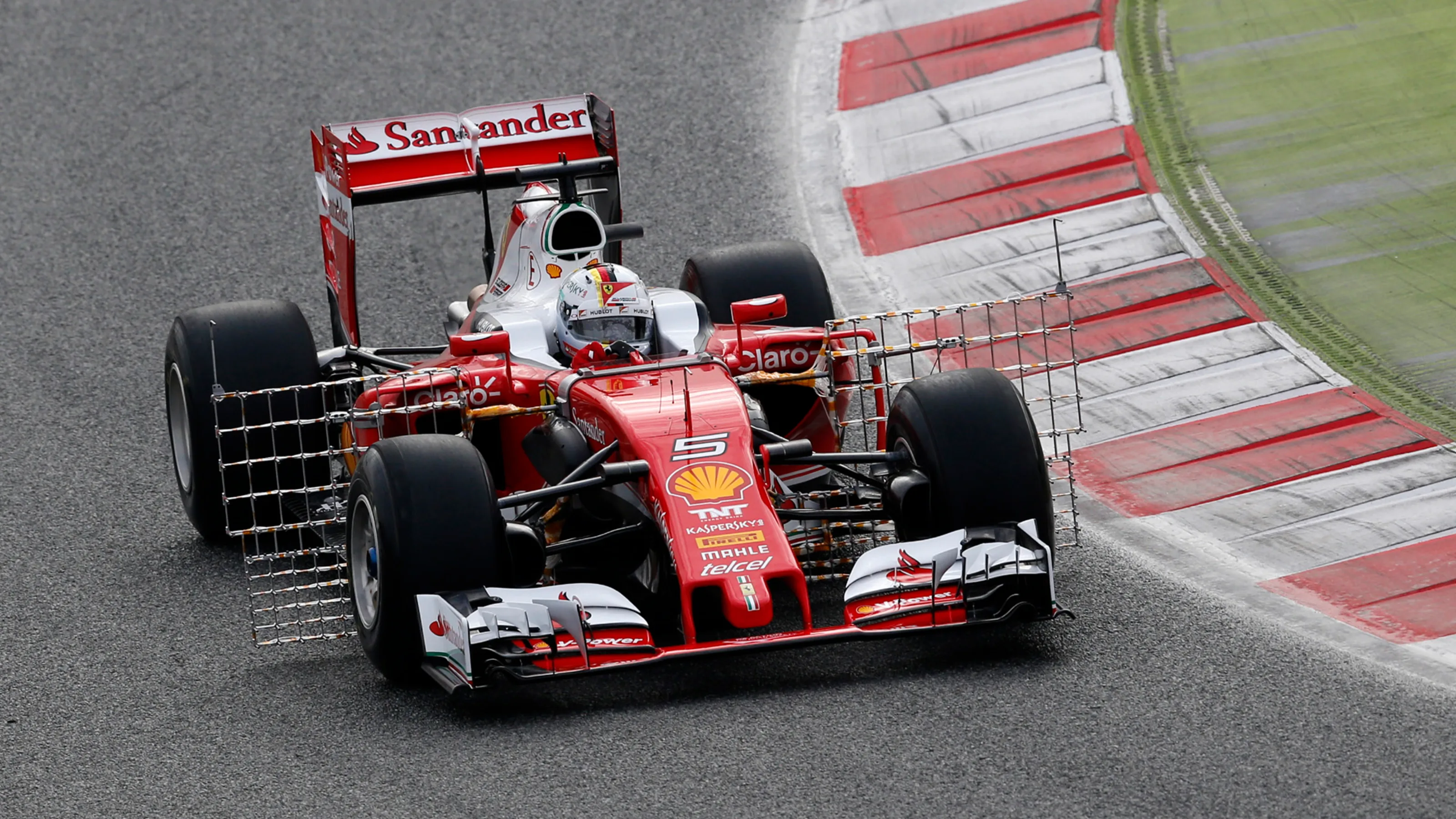 Sebastian Vettel (GER) Ferrari SF16-H at Formula One Testing, Day One, Barcelona, Spain, Monday 22