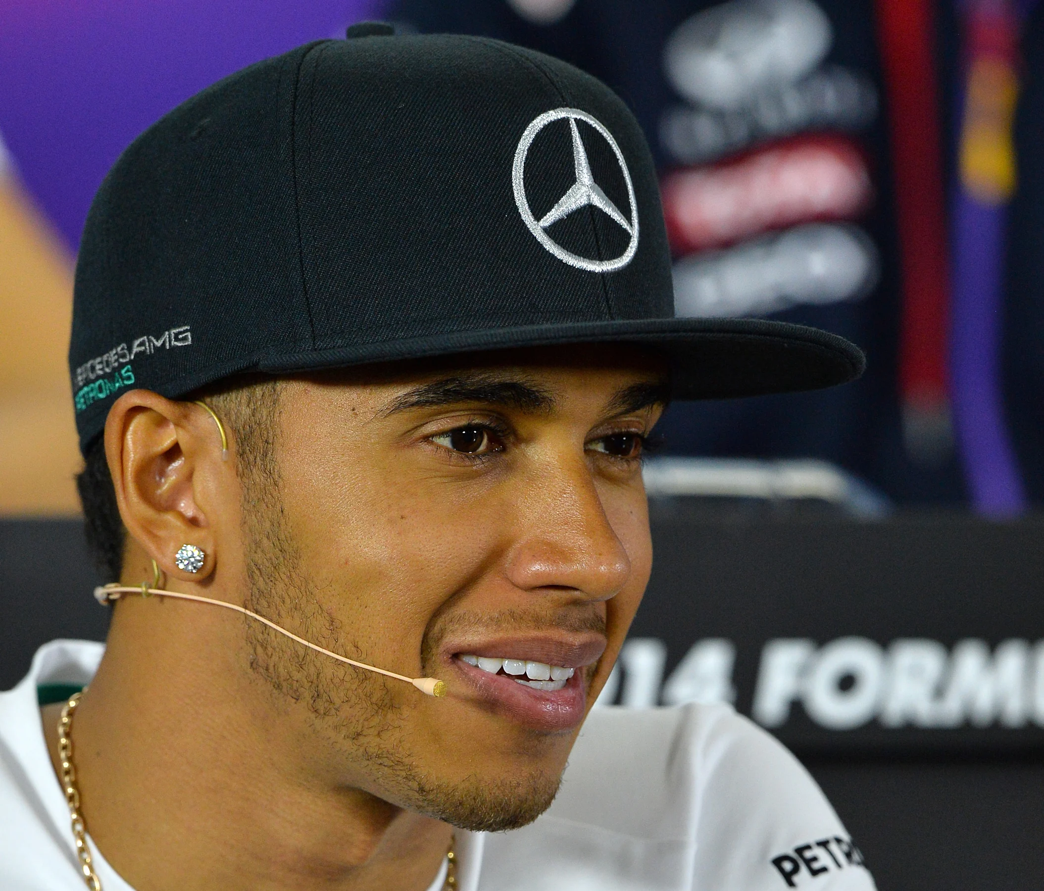 Lewis Hamilton (GBR) Mercedes AMG F1 in the Press Conference. Formula One World Championship, Rd1,