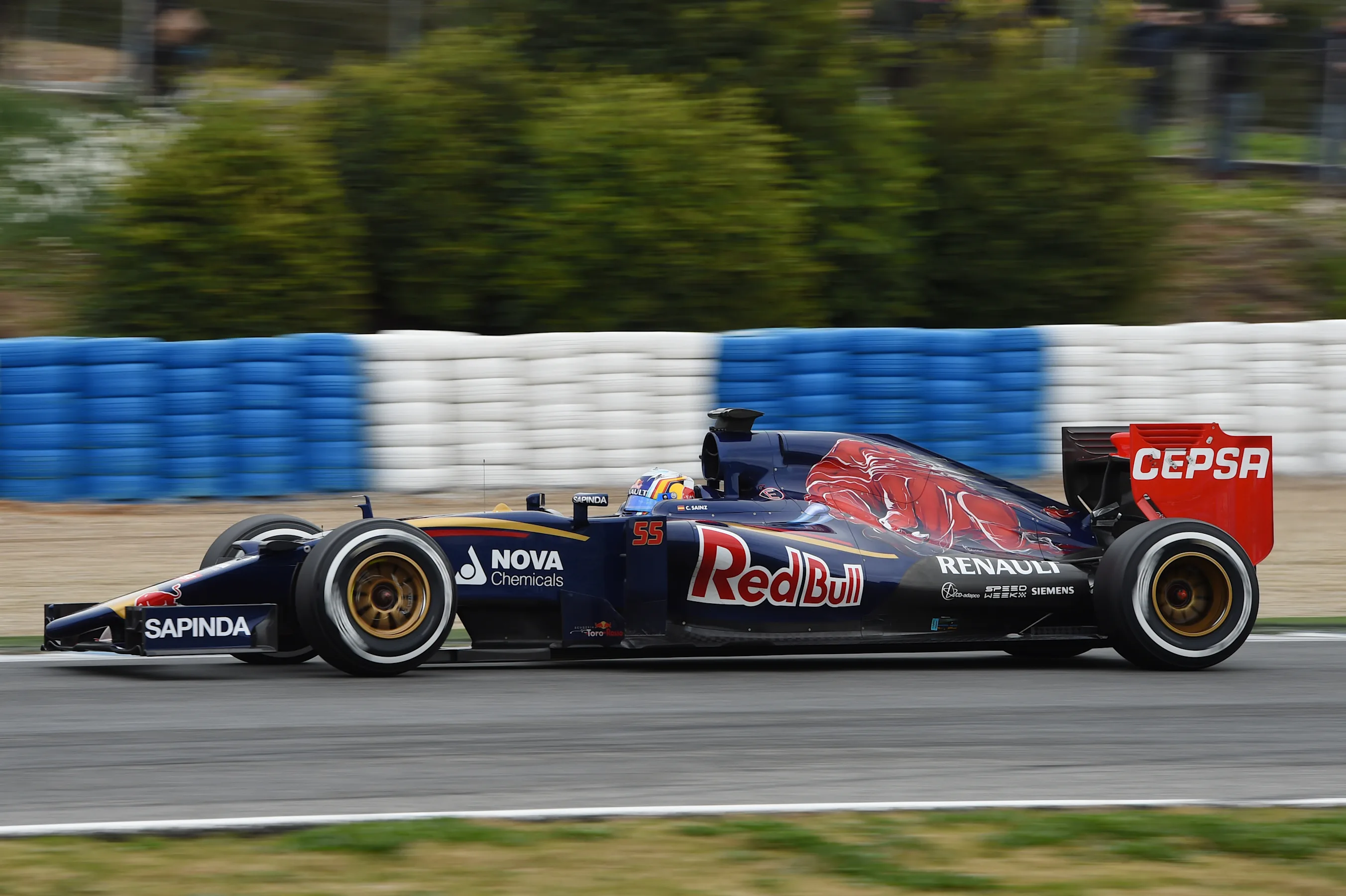 Carlos Sainz jr (ESP) Scuderia Toro Rosso STR10 at Formula One Testing, Day Three, Jerez, Spain, 3