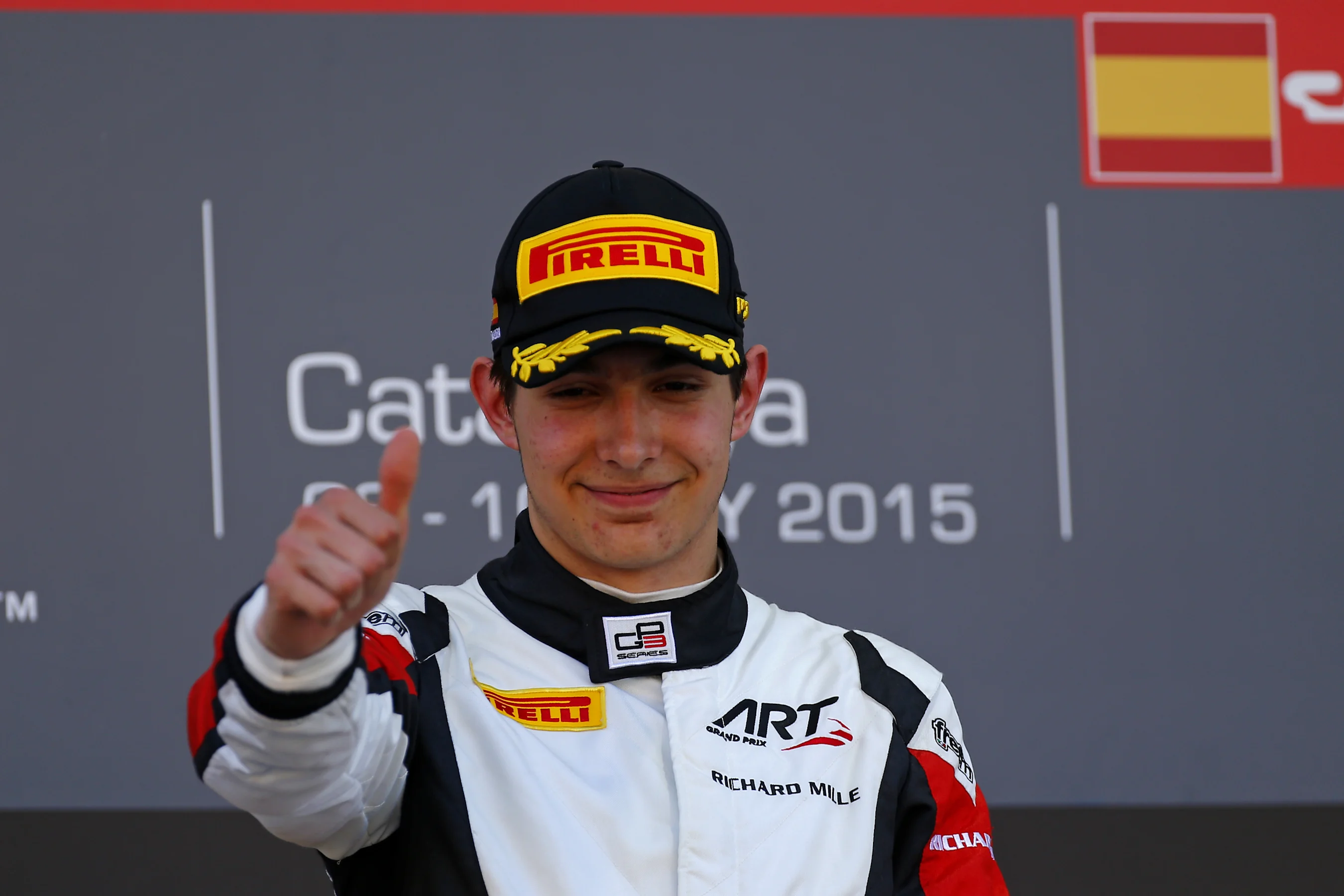at GP3 Series, Rd2, Barcelona, Spain, 8-10 May 2015.