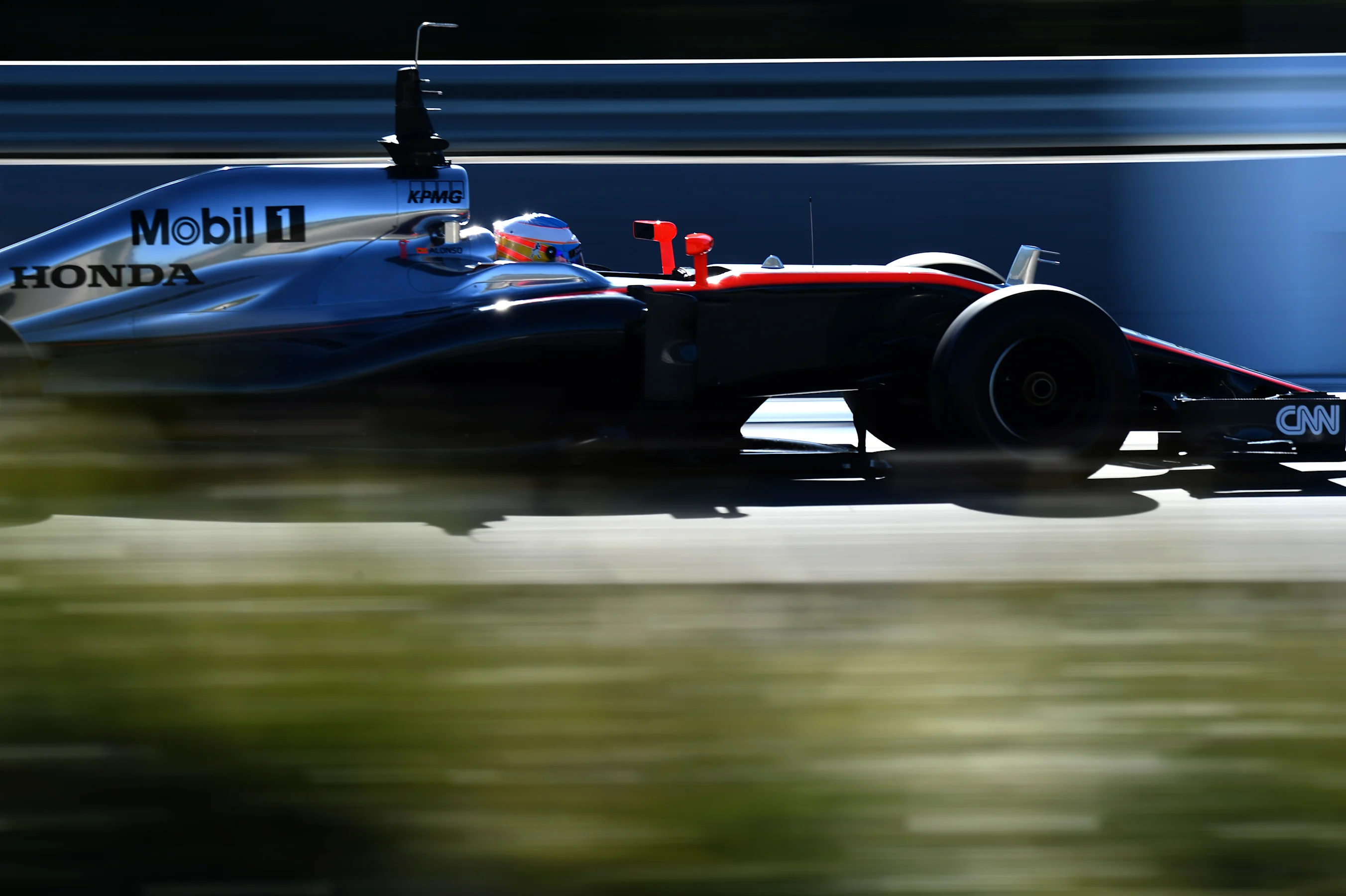 Fernando Alonso (ESP) McLaren MP4-30 at Formula One Testing, Day One, Jerez, Spain, 1 February 2015.