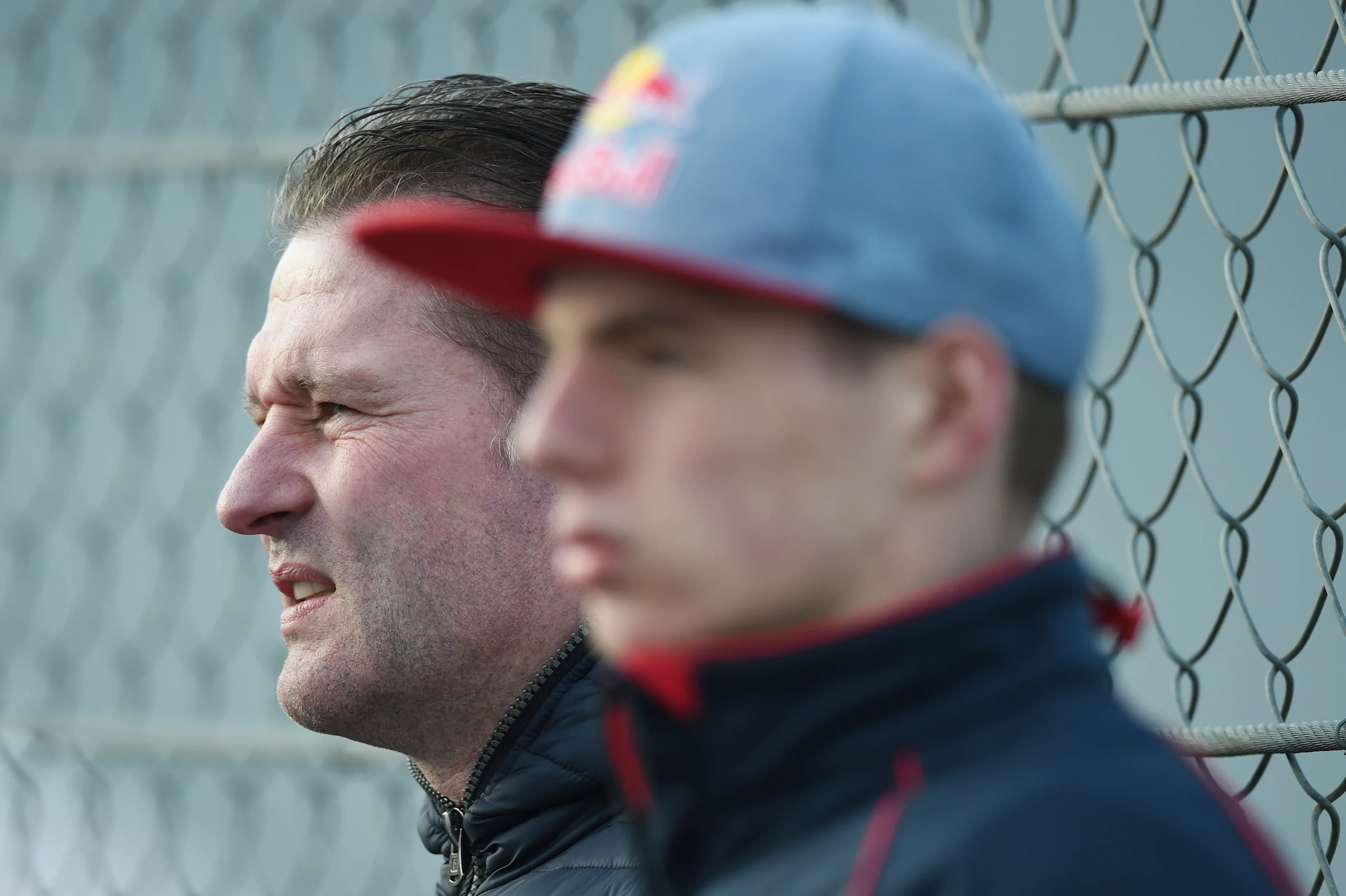 Max Verstappen (NDL) Scuderia Toro Rosso and his father Jos Verstappen (NDL) at Formula One