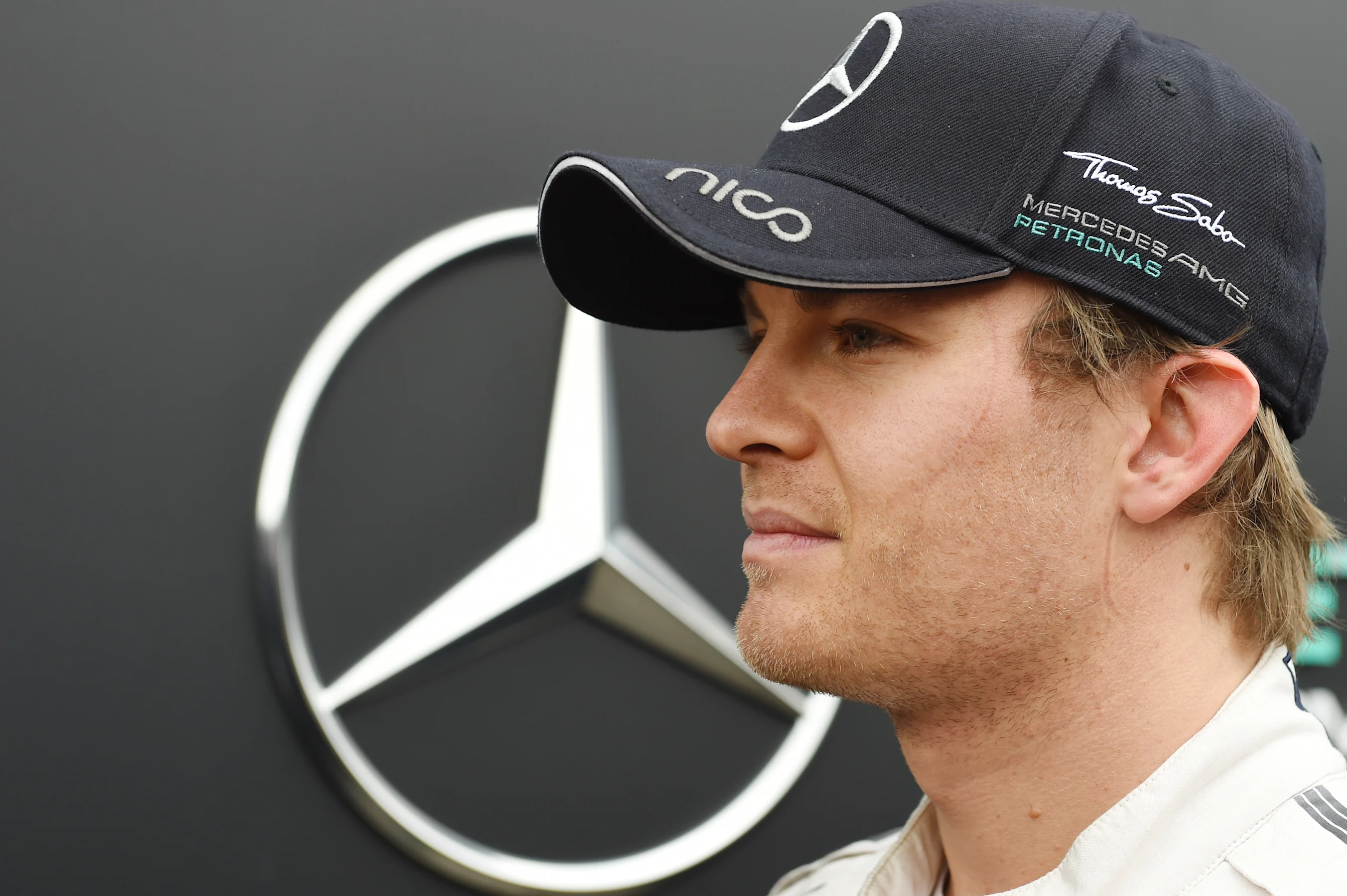 Nico Rosberg (GER) Mercedes AMG F1 is interviewed by the media at Formula One Testing, Day Three,