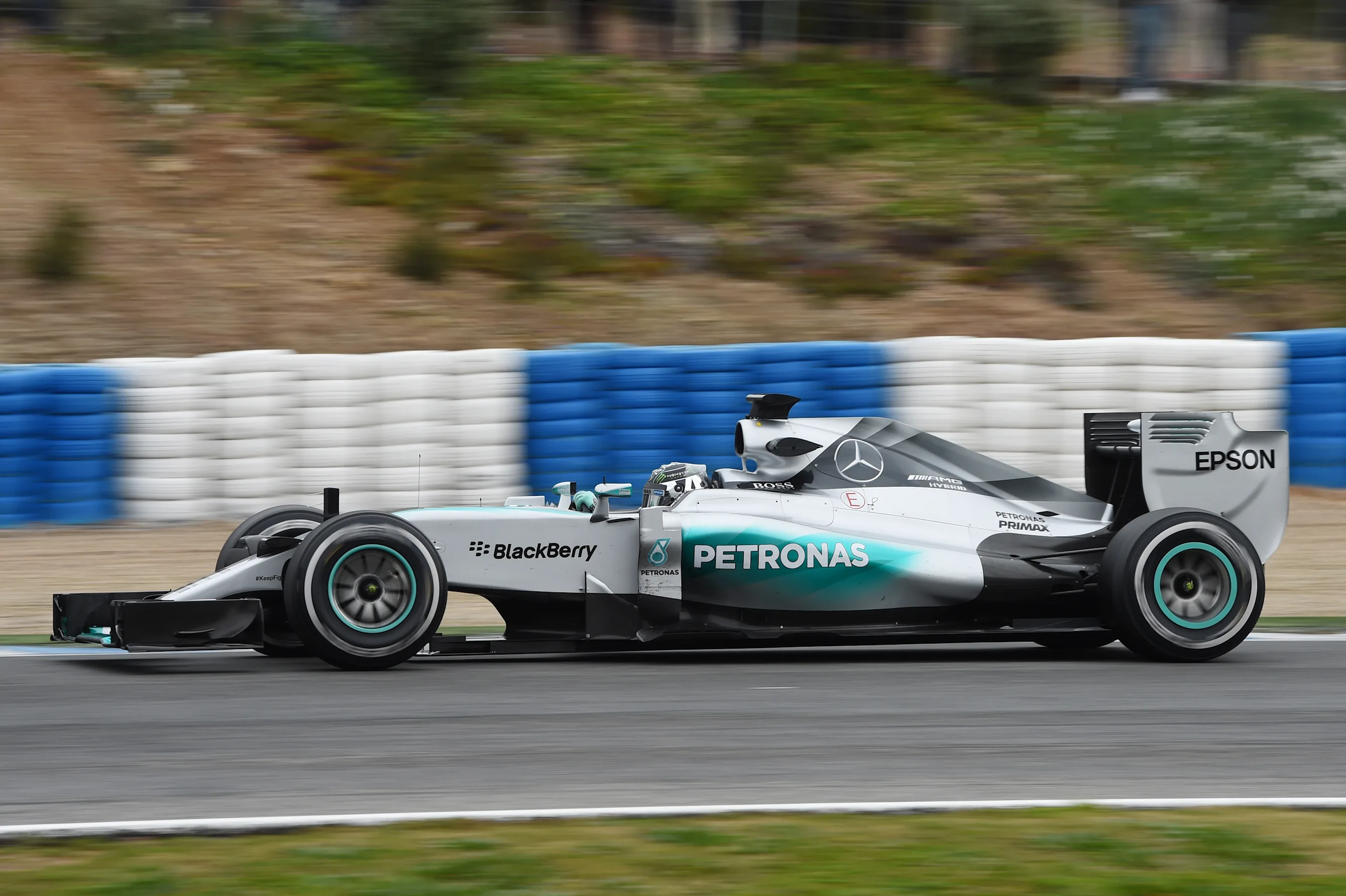 Nico Rosberg (GER) Mercedes AMG F1 W06 at Formula One Testing, Day Three, Jerez, Spain, 3 February