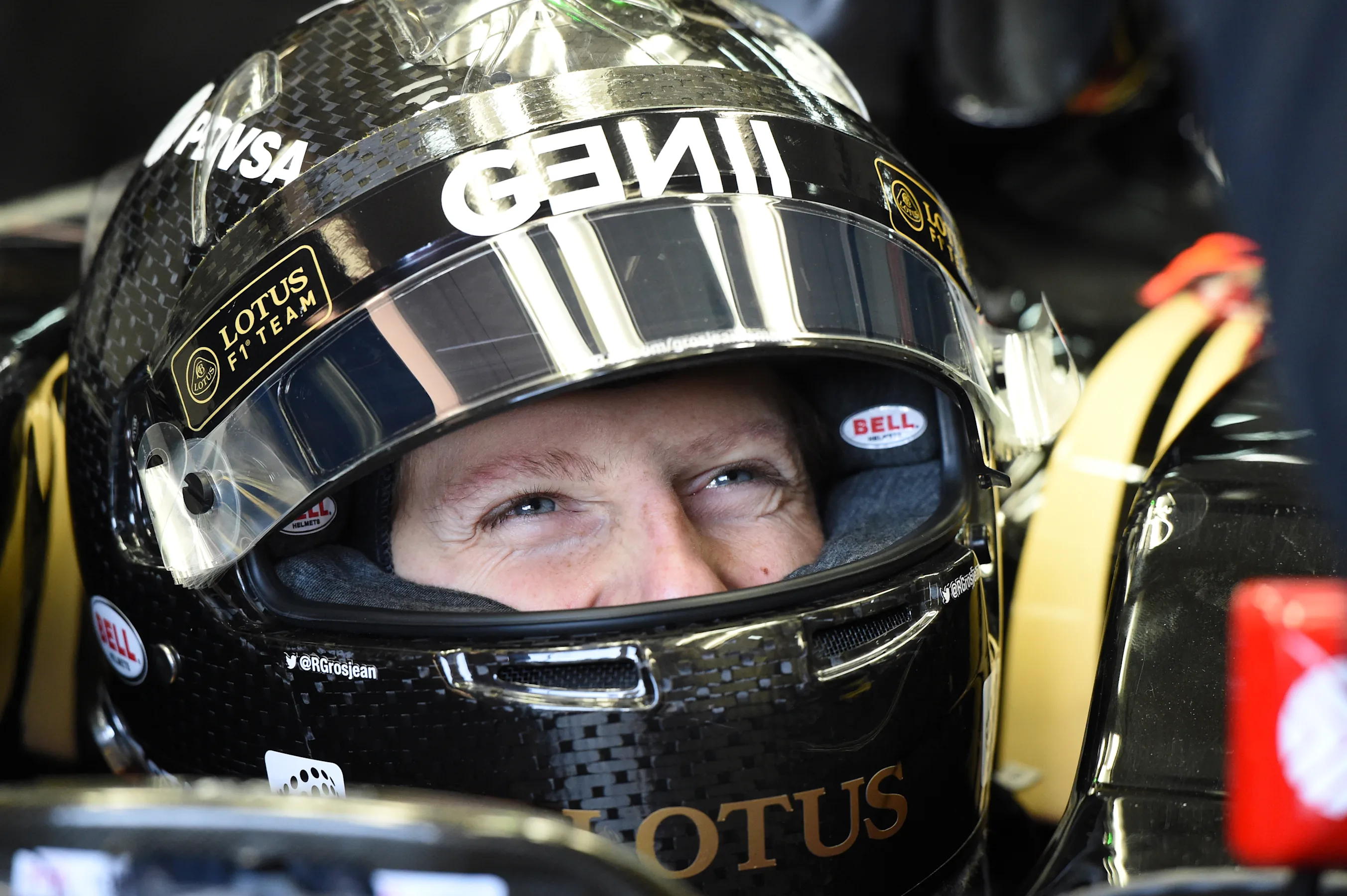 Romain Grosjean (FRA) Lotus E23 Hybrid at Formula One Testing, Day Four, Barcelona, Spain, 22