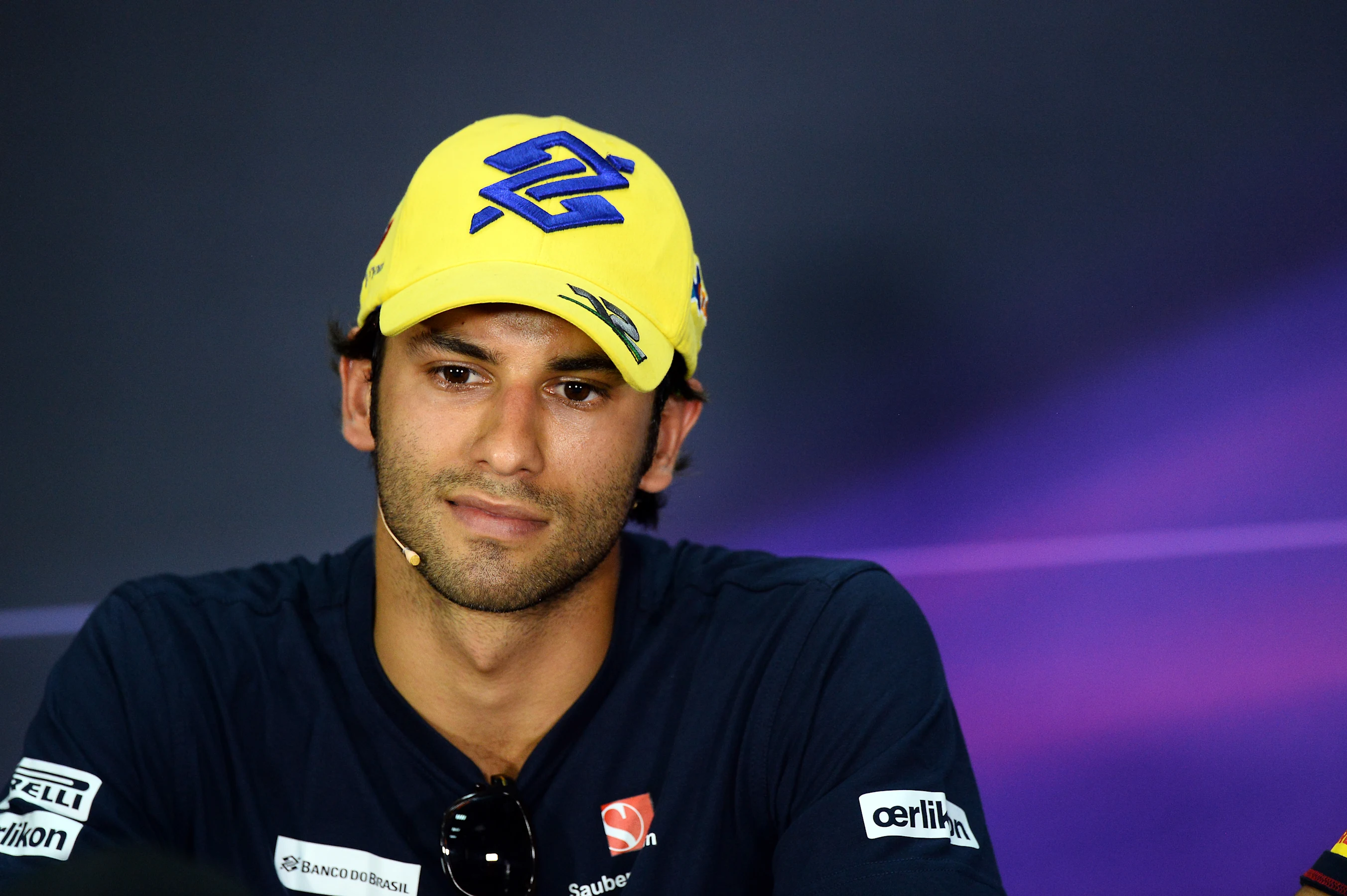 Felipe Nasr (BRA) Sauber in the Press Conference at Formula One World Championship, Rd2, Malaysian