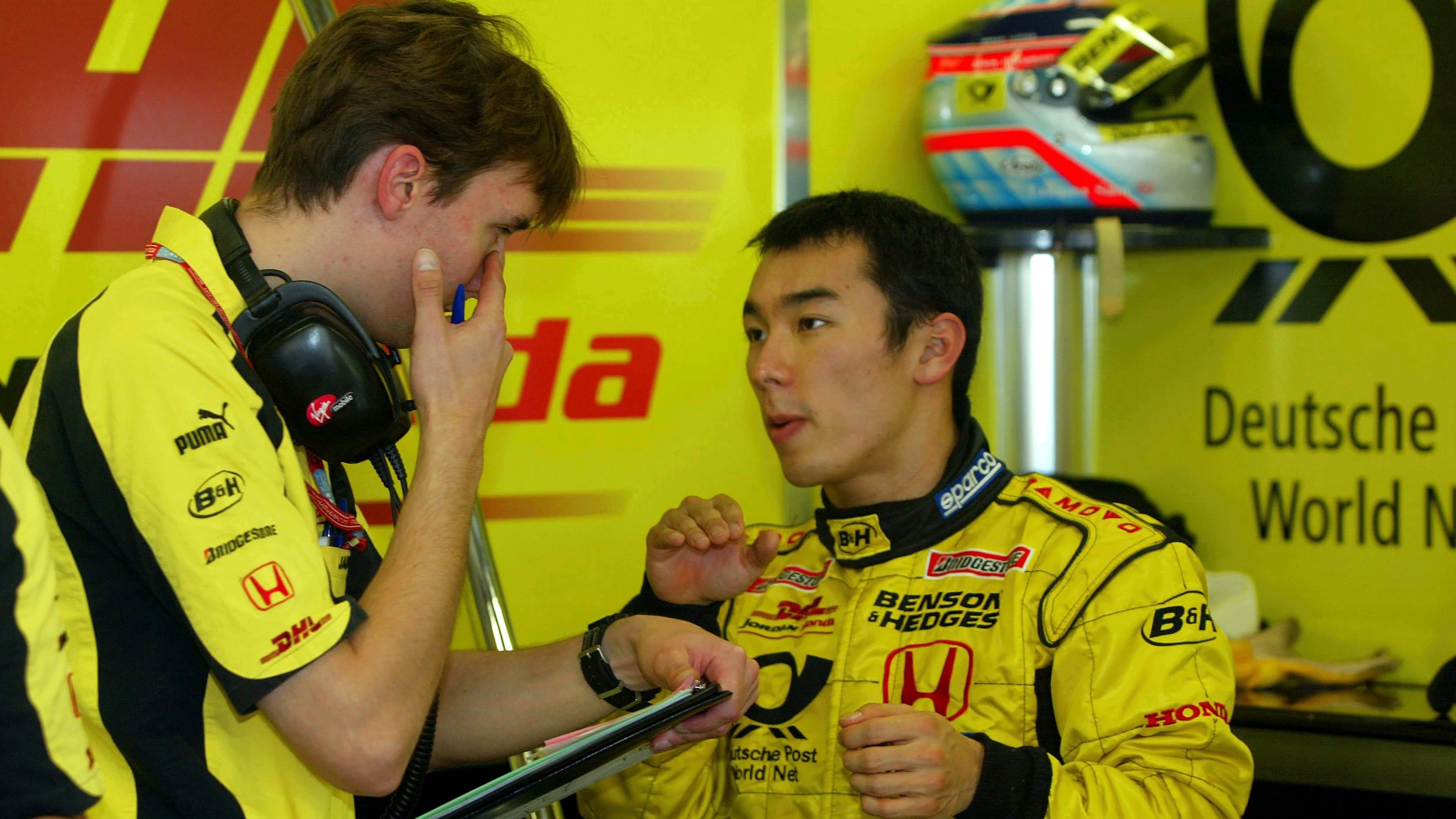Takuma Sato (JPN) Jordan describes a lap. Austrian Grand Prix, A1-Ring, 10 May 2002. DIGITAL IMAGE