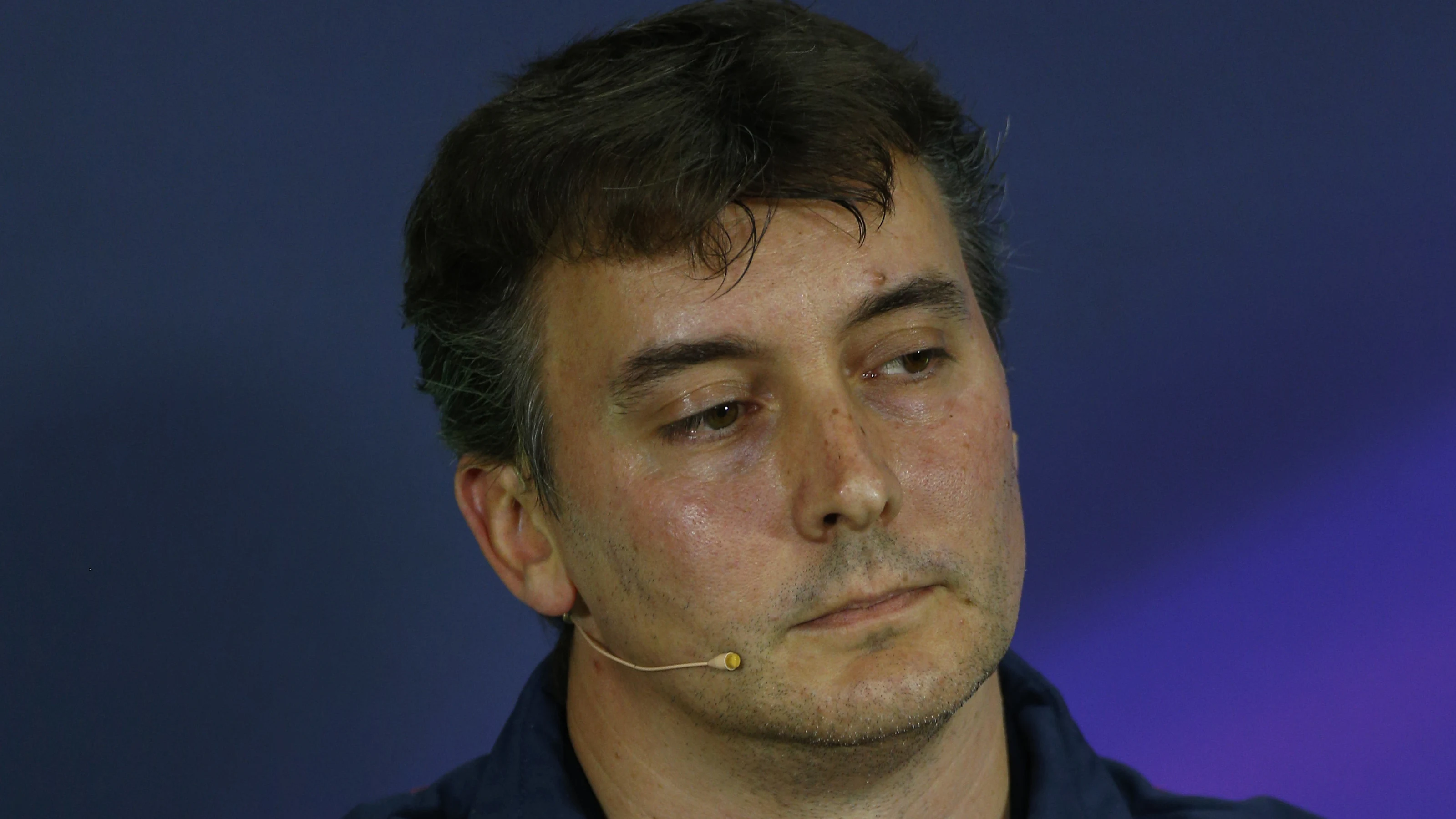 James Key (GBR) Scuderia Toro Rosso Technical Director in the Press Conference at Formula One World