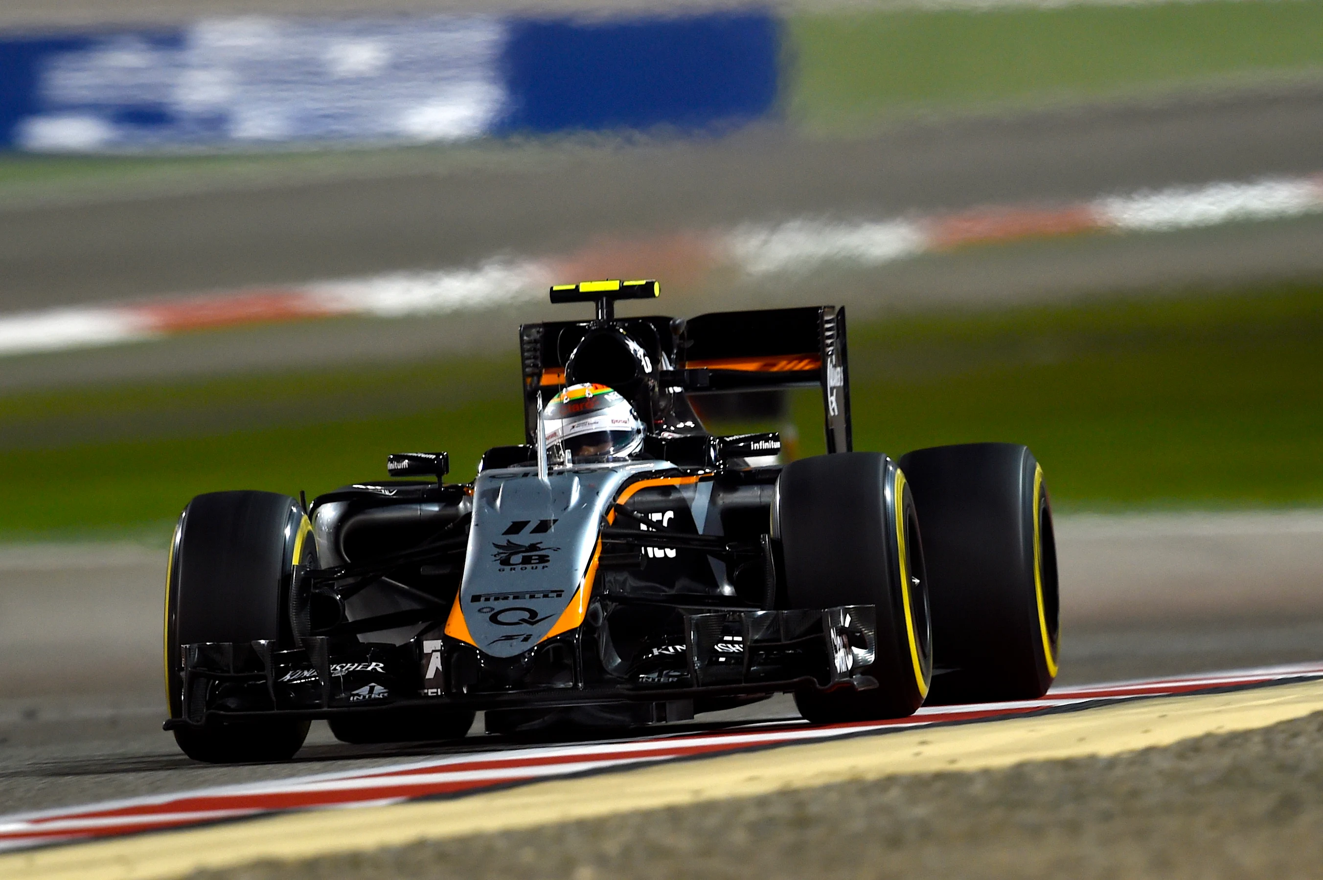 Sergio Perez (MEX) Force India VJM08 at Formula One World Championship, Rd4, Bahrain Grand Prix