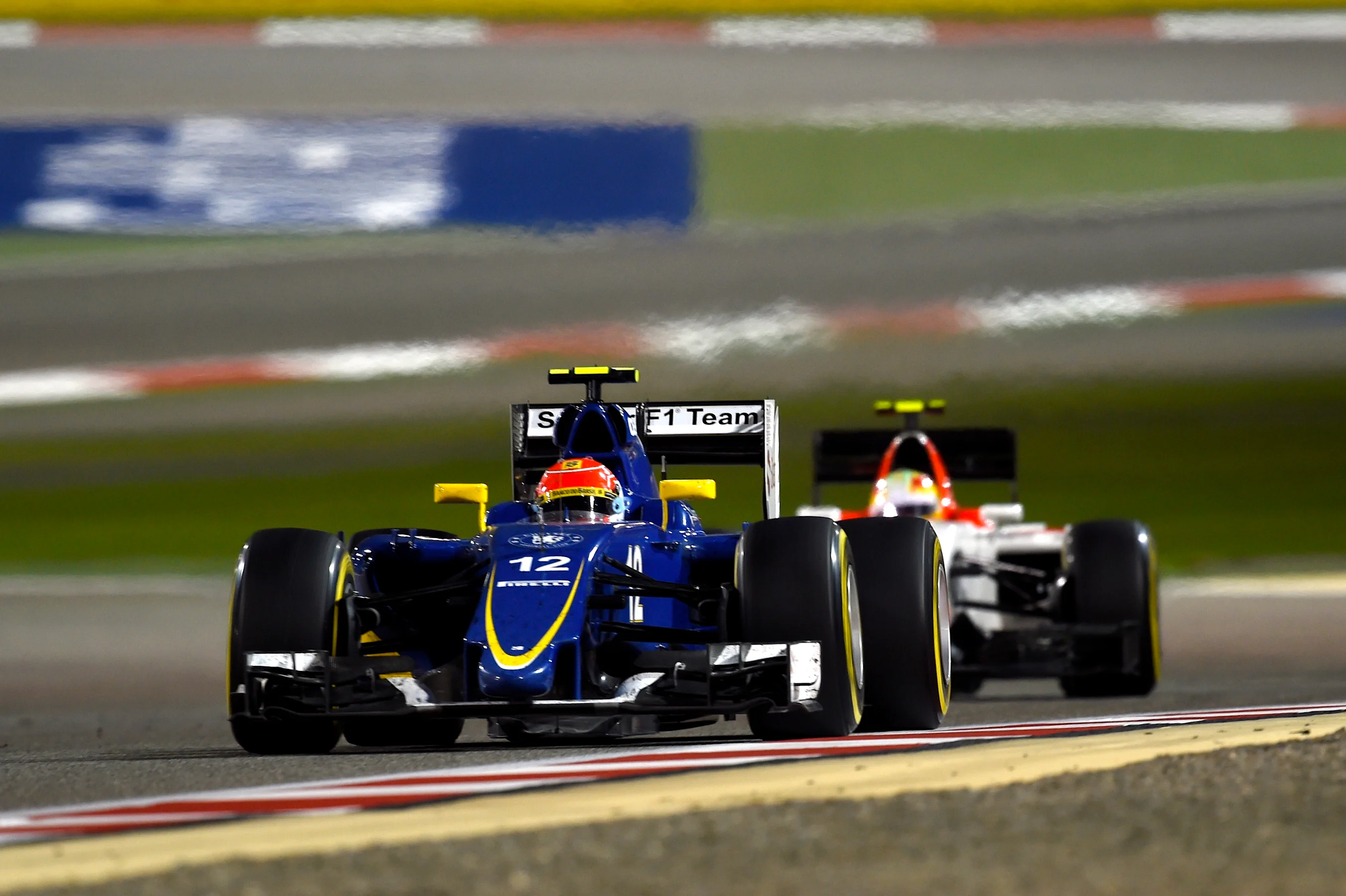 Felipe Nasr (BRA) Sauber C34 at Formula One World Championship, Rd4, Bahrain Grand Prix Race,