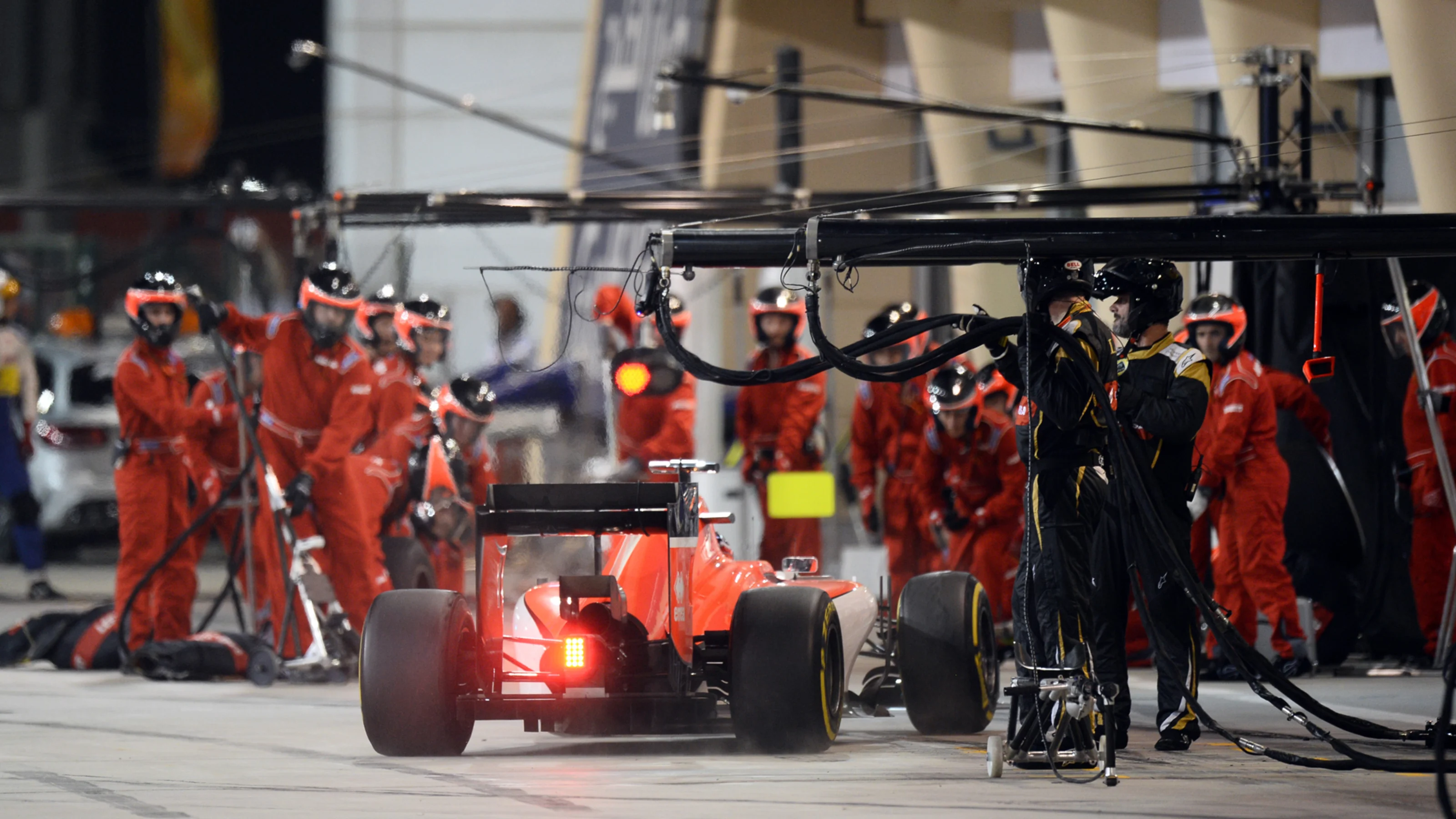 Will Stevens (GBR) Manor GP at Formula One World Championship, Rd4, Bahrain Grand Prix Race,