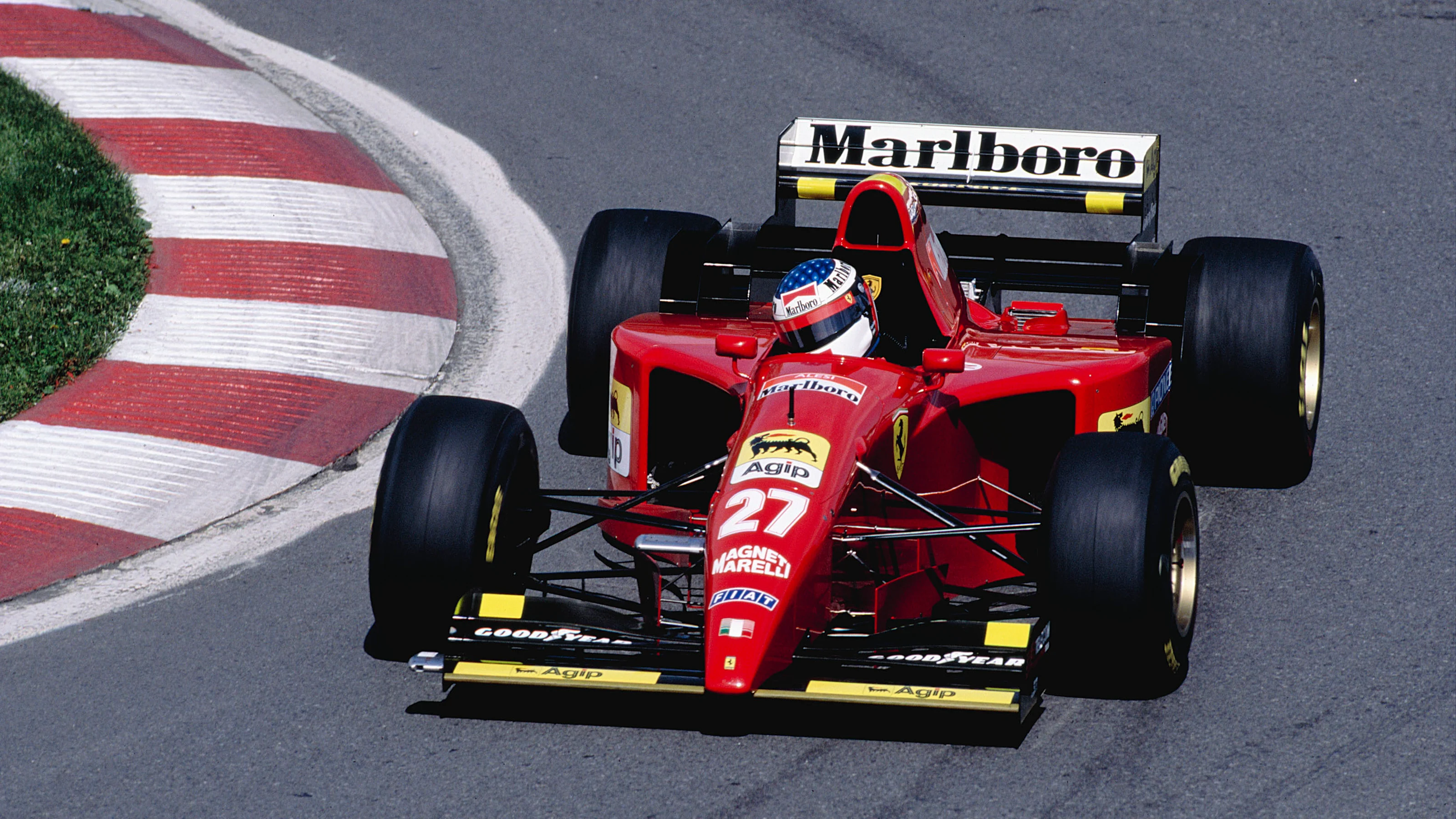 1995 Canadian Grand Prix. Montreal, Quebec, Canada.  9-11 June 1995. Jean Alesi (Ferrari 412T2)