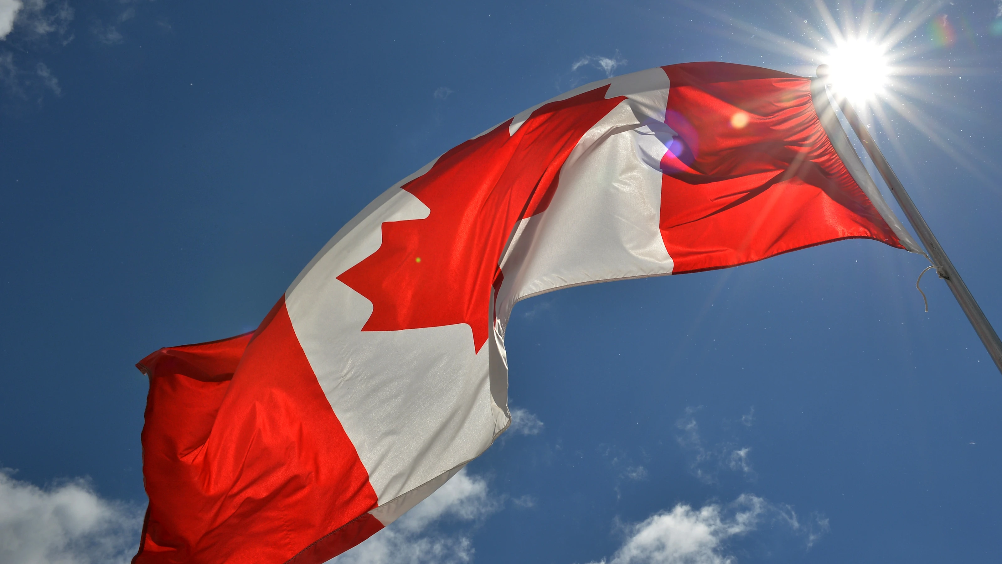 Canadian Flag. Formula One World Championship, Rd7, Canadian Grand Prix, Race Day, Montreal,
