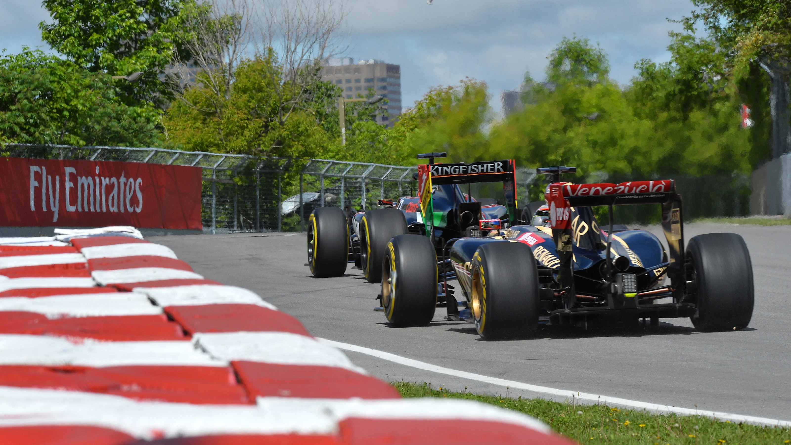 Romain Grosjean (FRA) Lotus E22. Formula One World Championship, Rd7, Canadian Grand Prix,