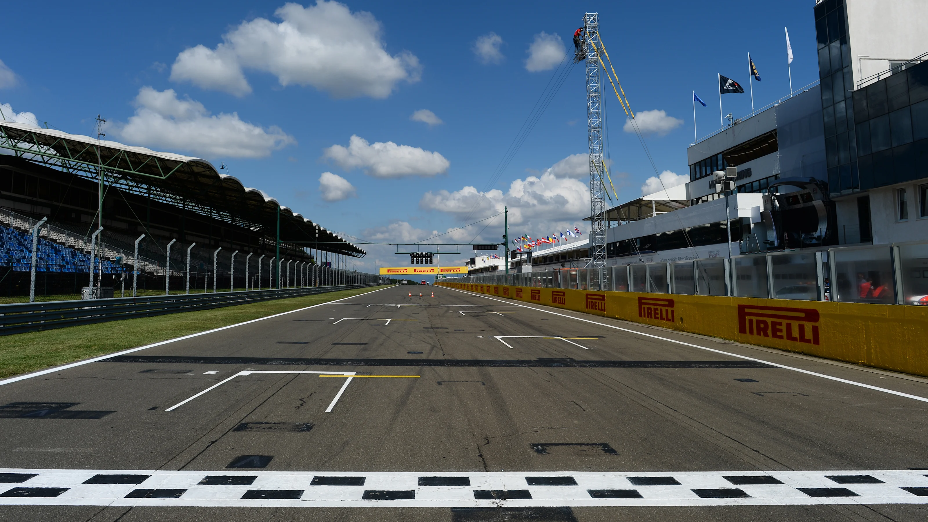 Track view. Formula One World Championship, Rd11, Hungarian Grand Prix, Preparations, Hungaroring,