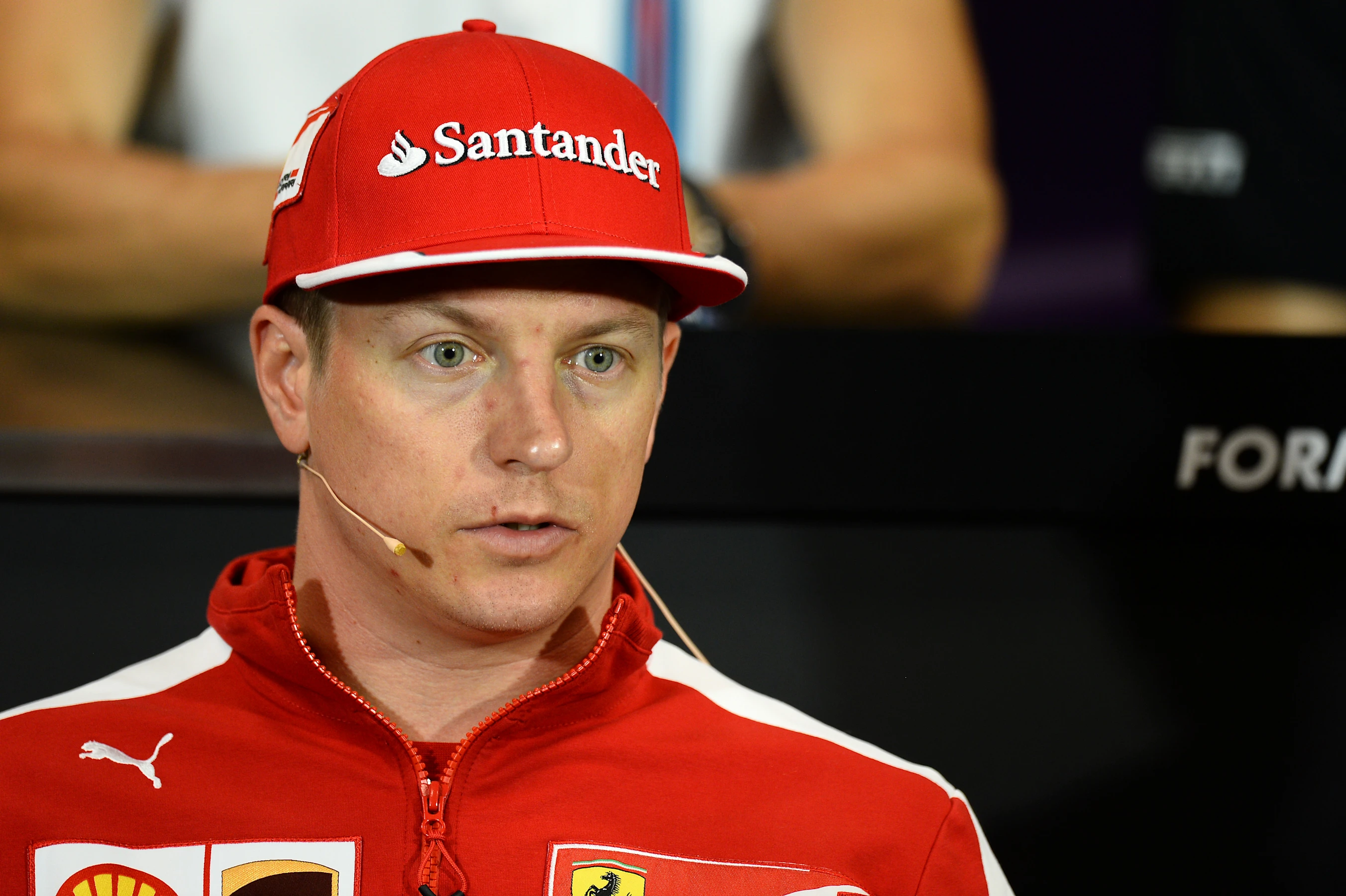 Kimi Raikkonen (FIN) Ferrari at the Press Conference at Formula One World Championship, Rd6, Monaco