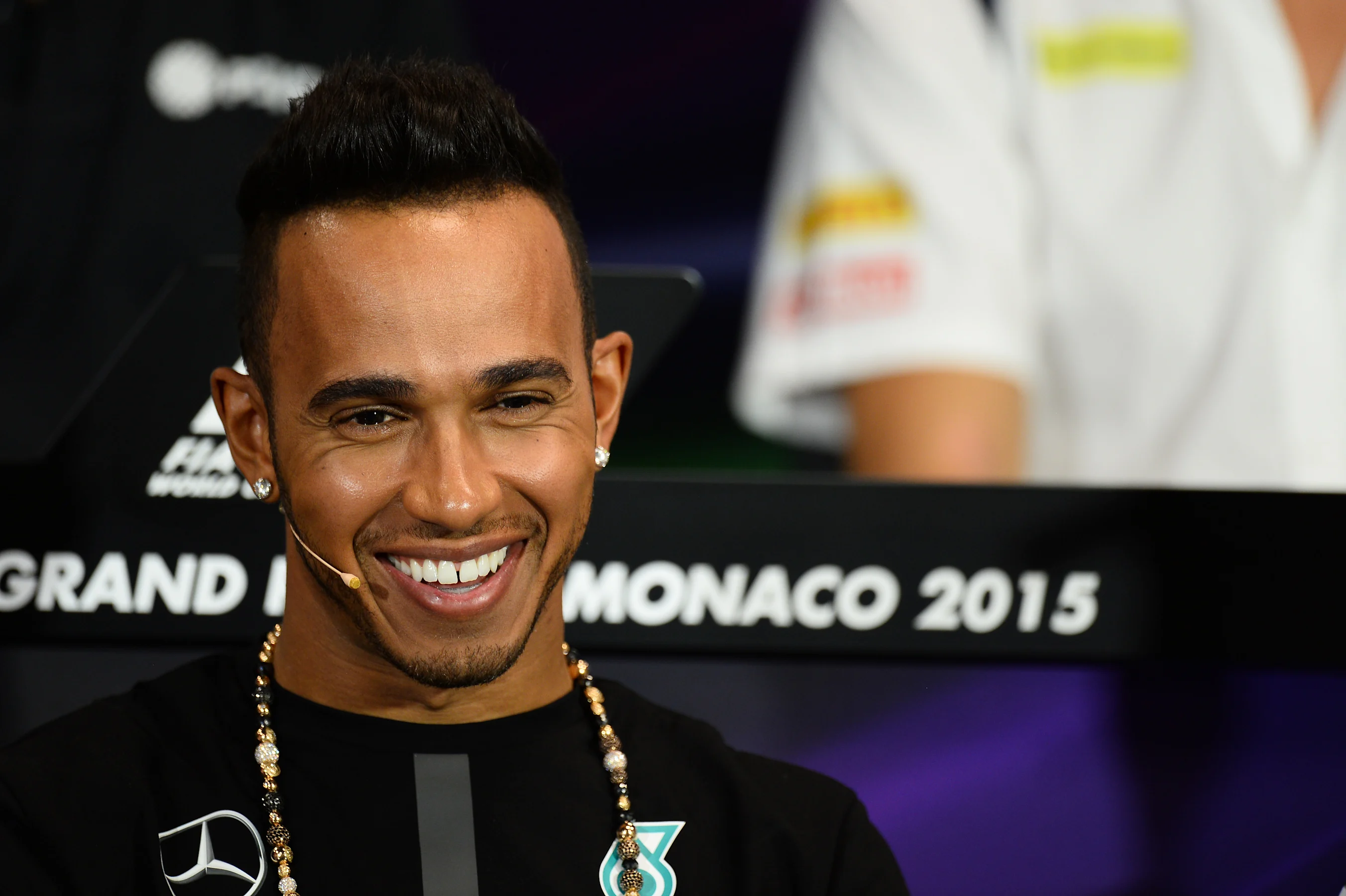 Lewis Hamilton (GBR) Mercedes AMG F1 at the Press Conference at Formula One World Championship,