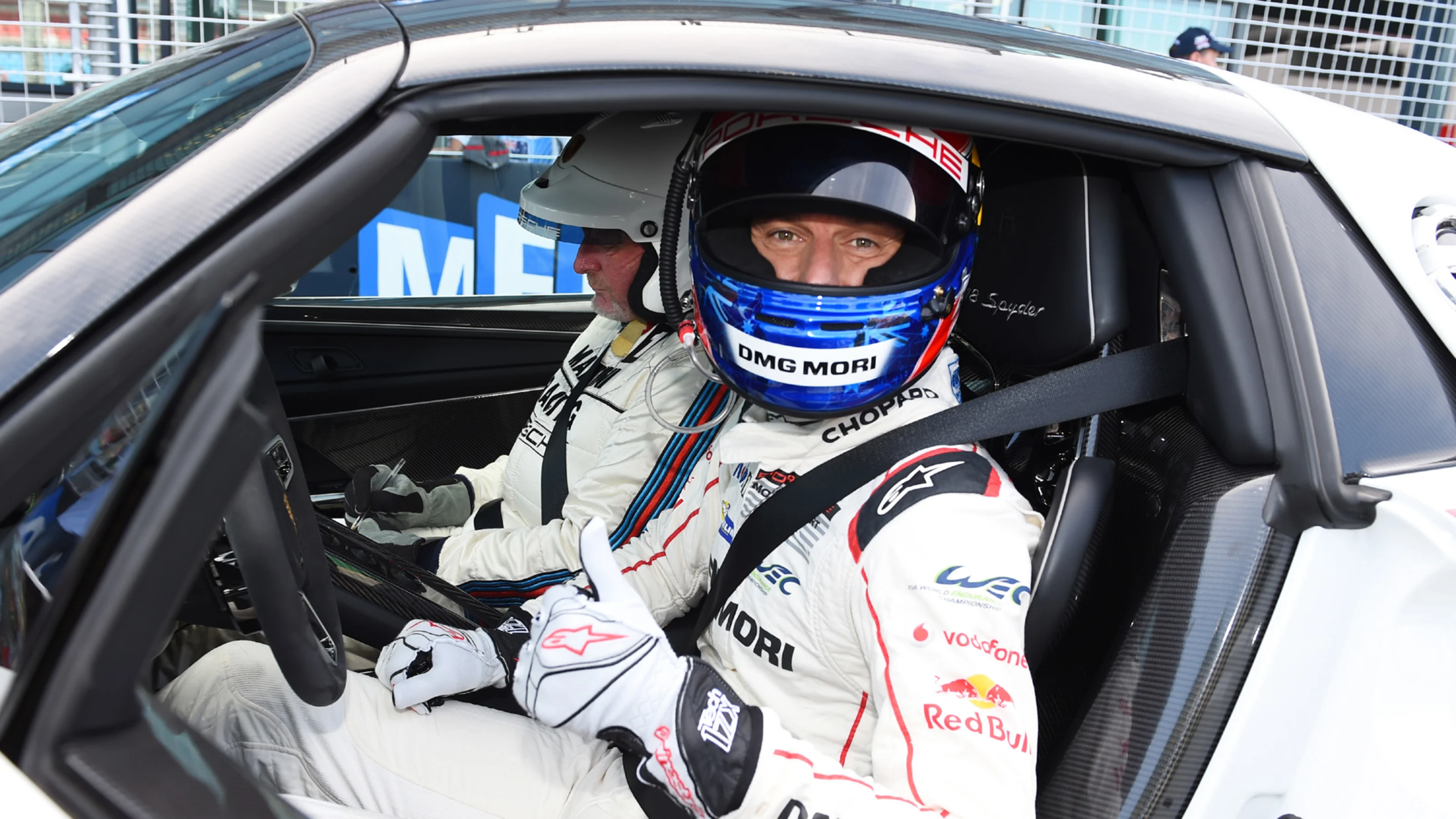 Mark Webber (AUS) tests the Porsche 918 Spyder Hybrid at Formula One World Championship, Rd1,