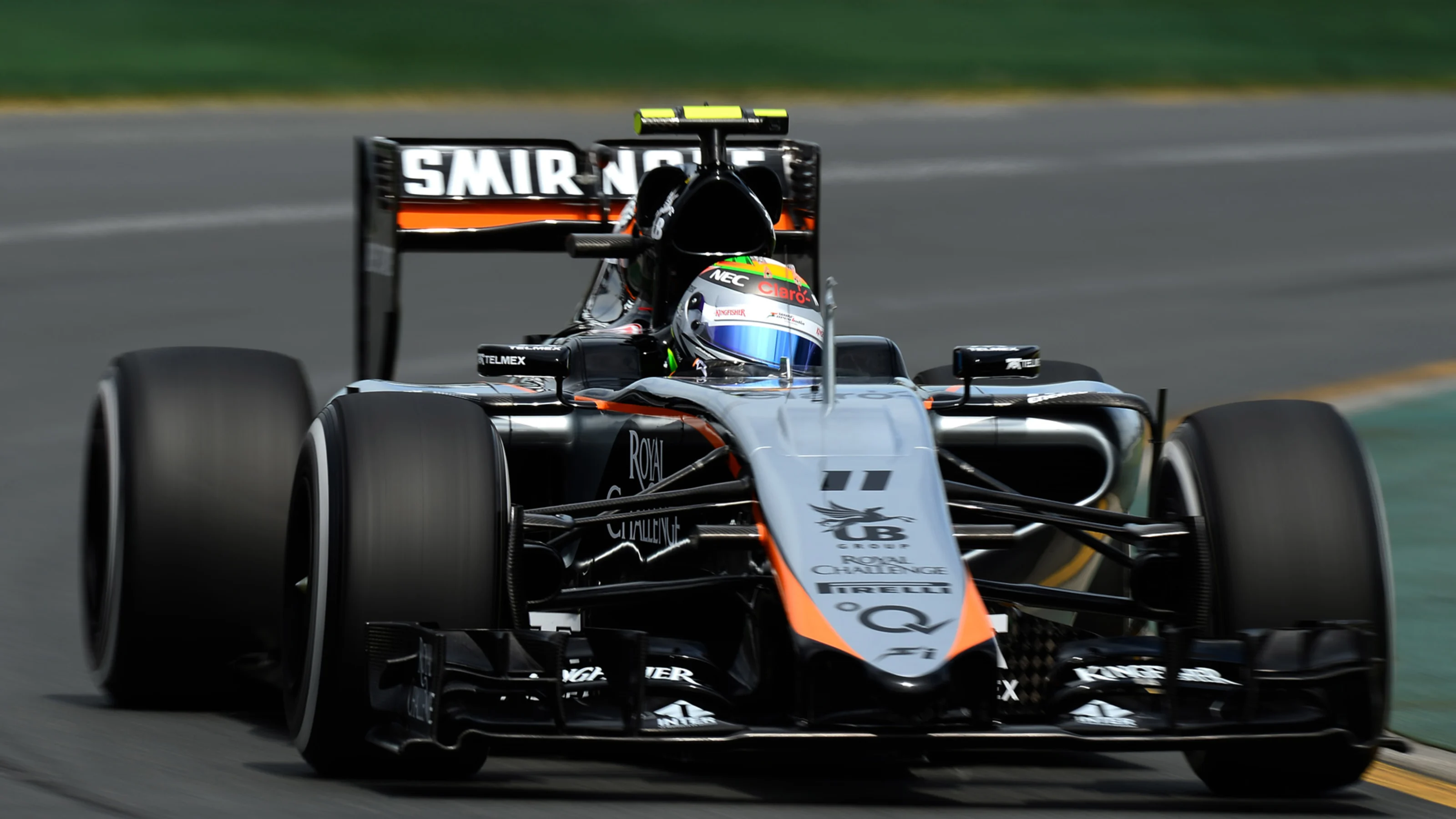 Sergio Perez (MEX) Force India VJM08 at Formula One World Championship, Rd1, Australian Grand Prix,