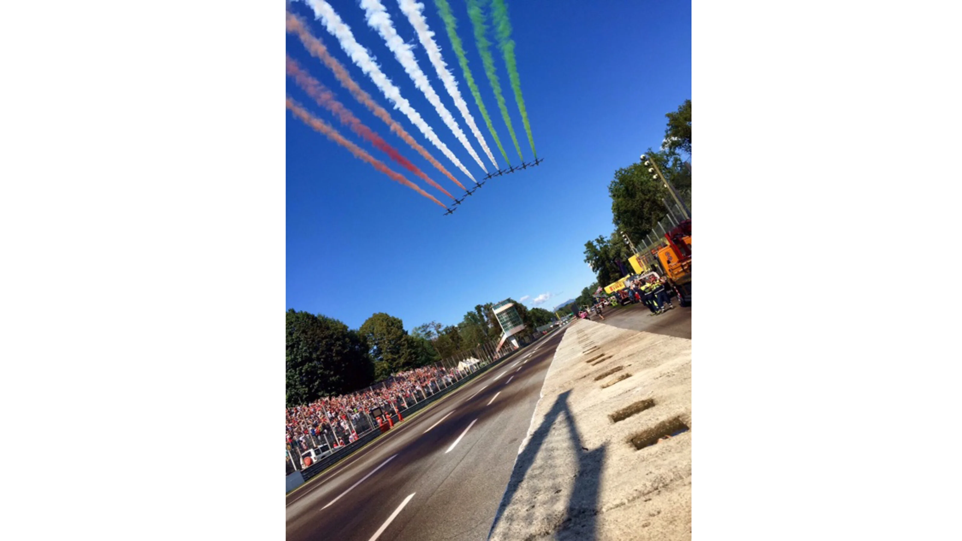 Aero display at Formula One World Championship, Rd12, Italian Grand Prix, Race, Monza, Italy,