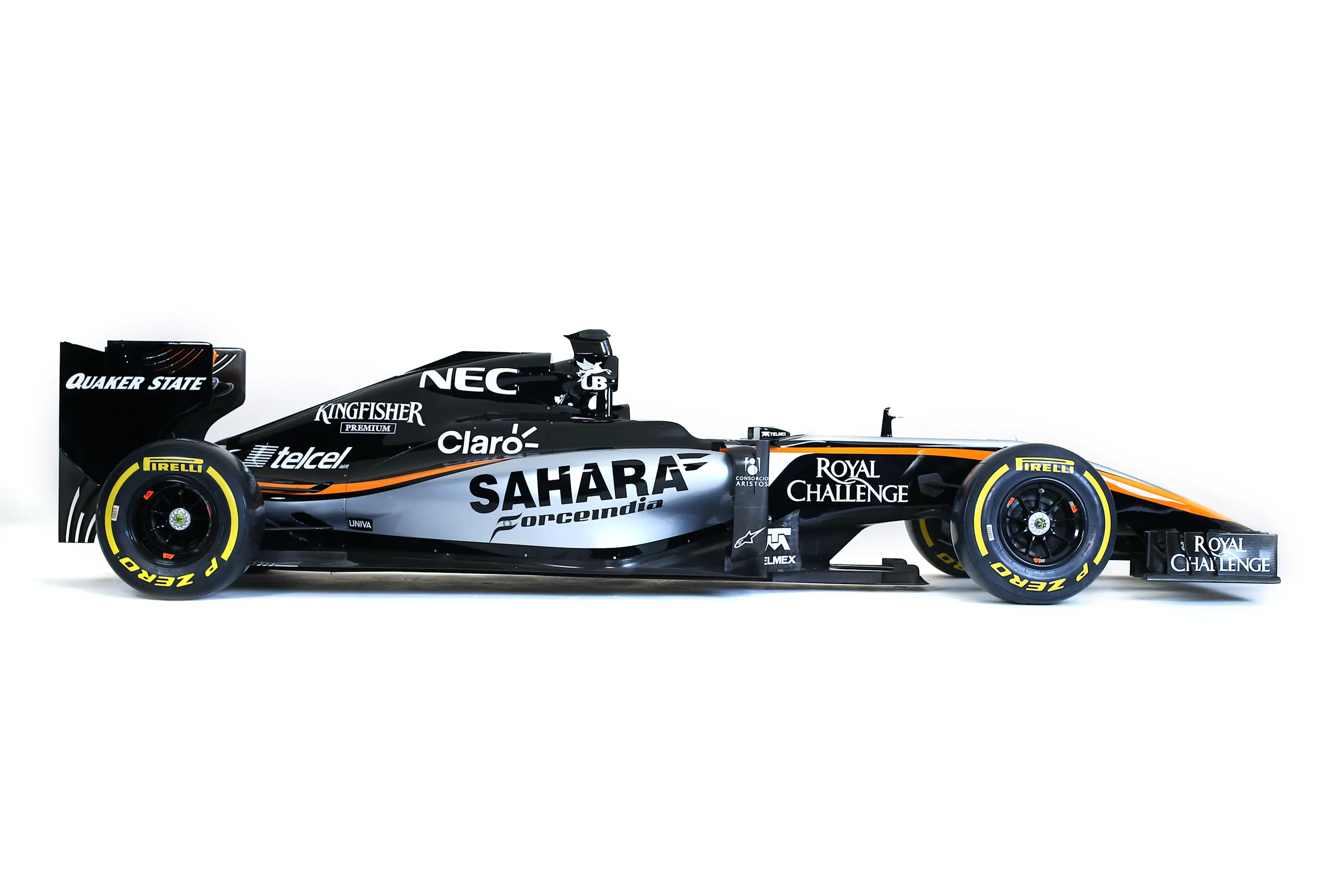 www.sutton-images.com - The new livery on the Force India VJM07 at the Sahara Force India 2015 Team