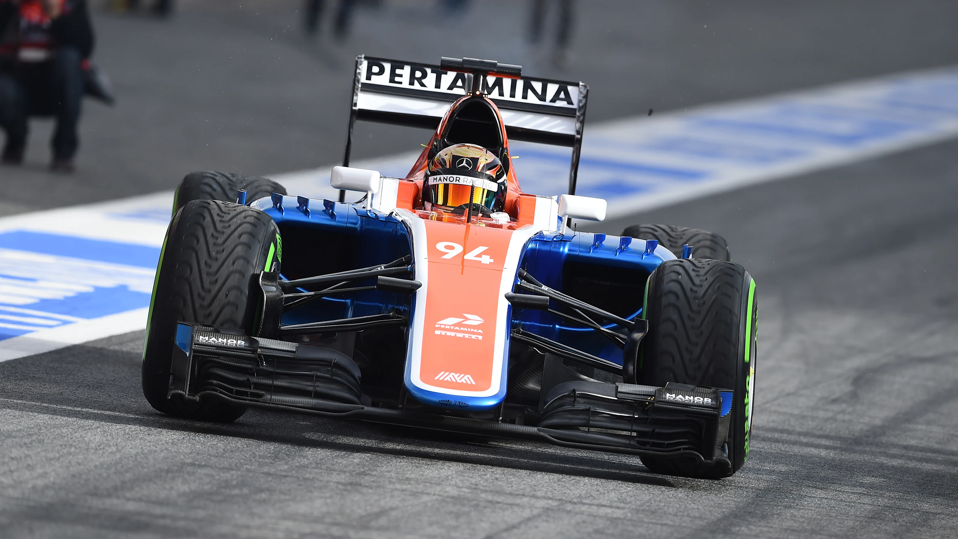 Pascal Wehrlein (GER) Manor GP at Formula One Testing, Day One, Barcelona, Spain, Monday 22