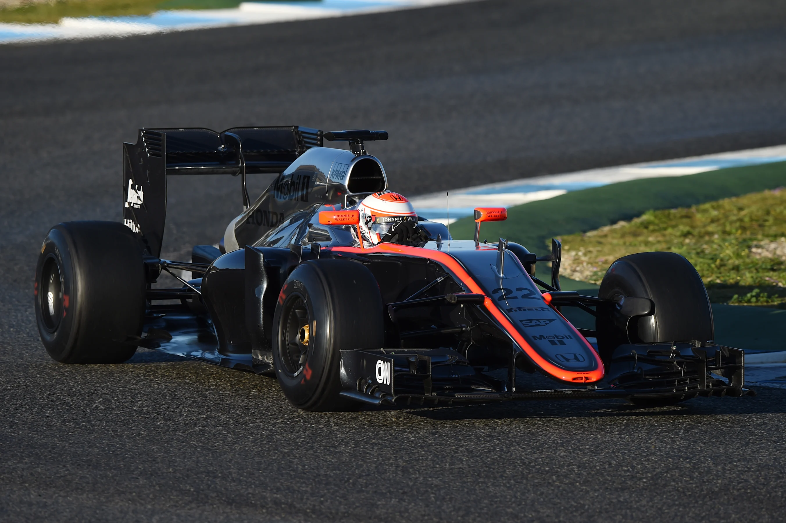 www.sutton-images.com Jenson Button (GBR) McLaren MP4-30 at Formula One Testing, Day Four,