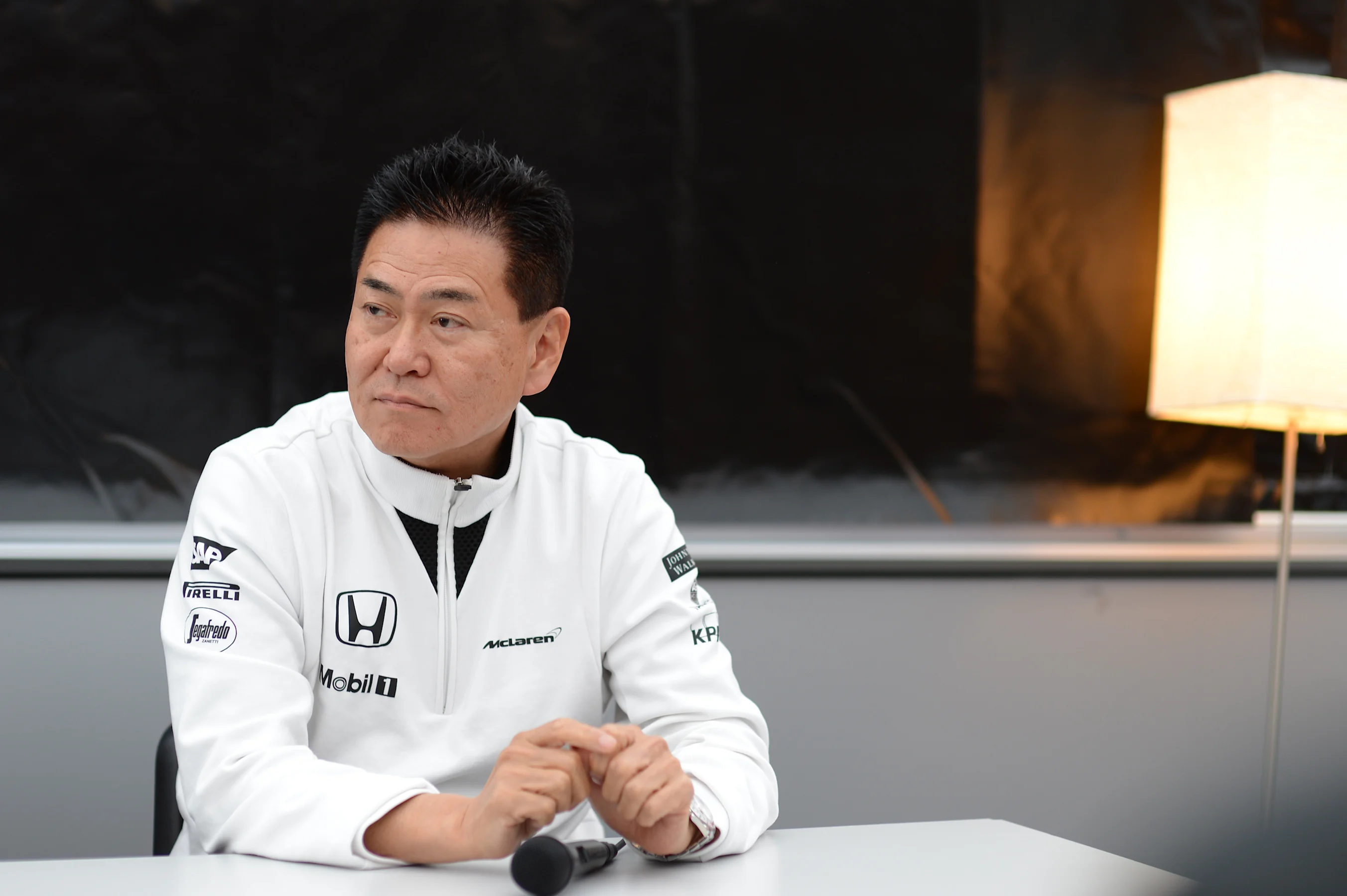 Yasuhisa Arai (JPN) Head of Honda Motorsport in a Press Conference at Formula One Testing, Day