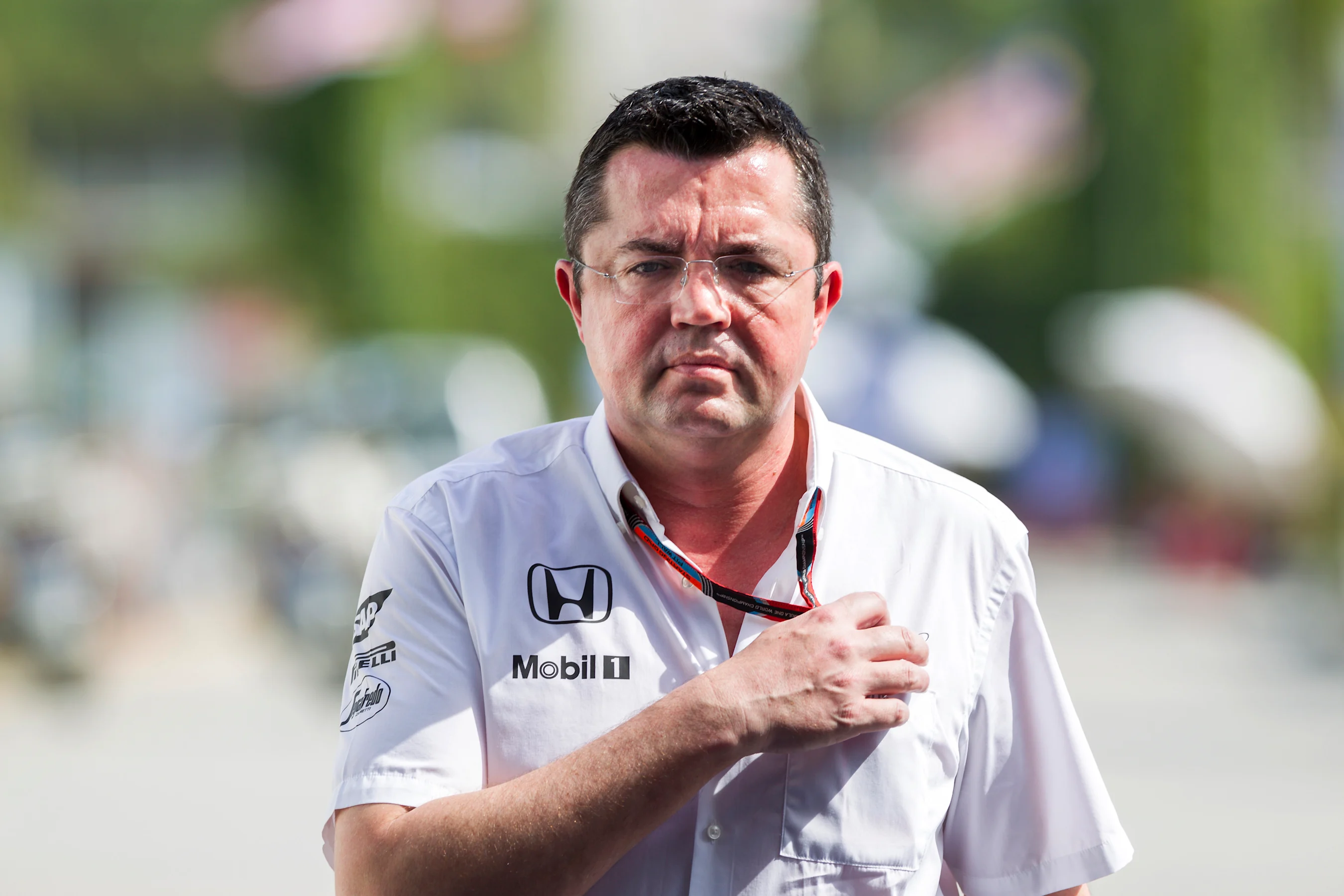 Eric Boullier (FRA) McLaren Racing Director at Formula One World Championship, Rd2, Malaysian Grand