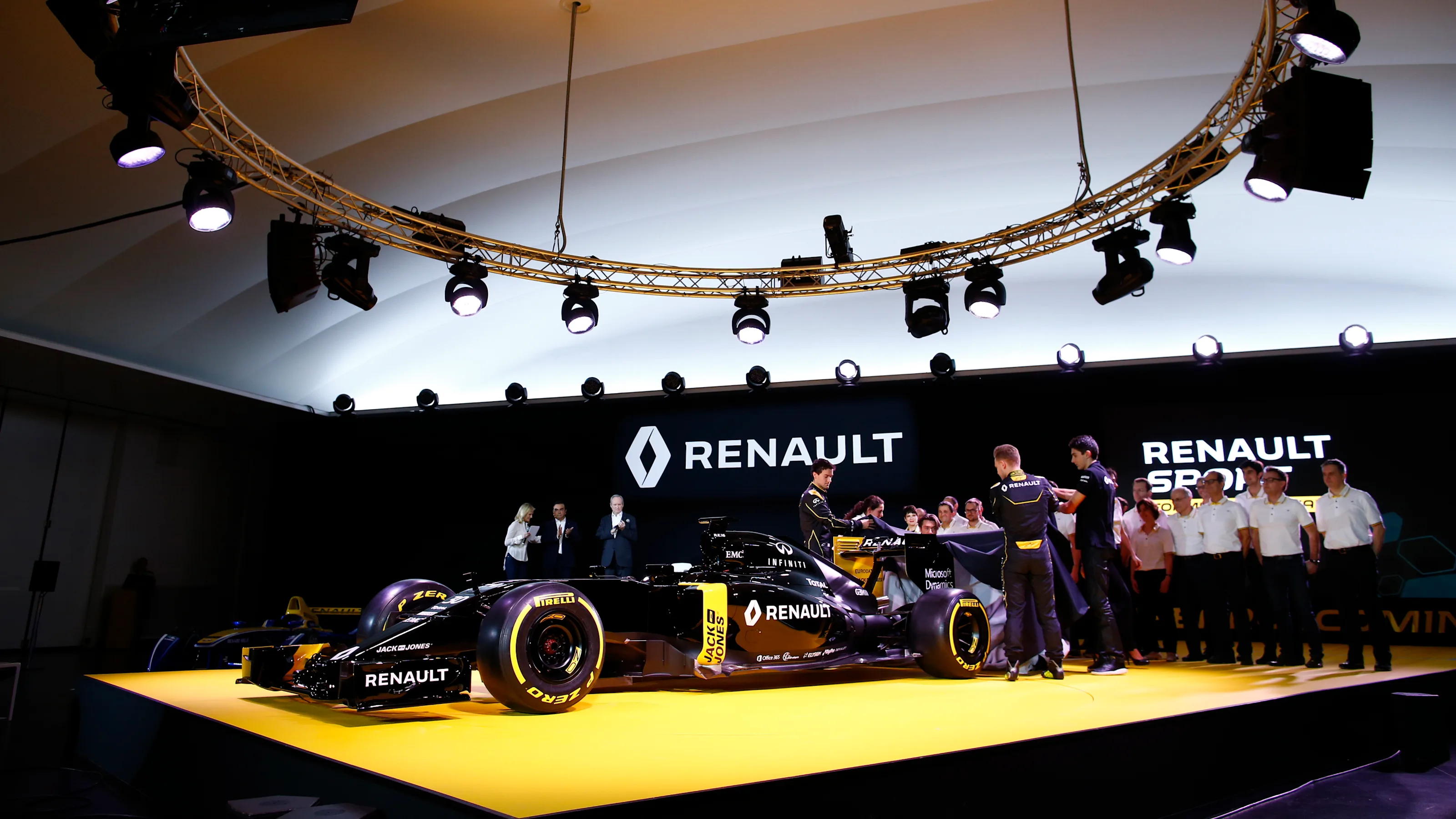 Renault F1 drivers PALMER Jolyon (gbr), MAGNUSSEN Kevin (dan) and OCON Esteban (fra) Renault F1