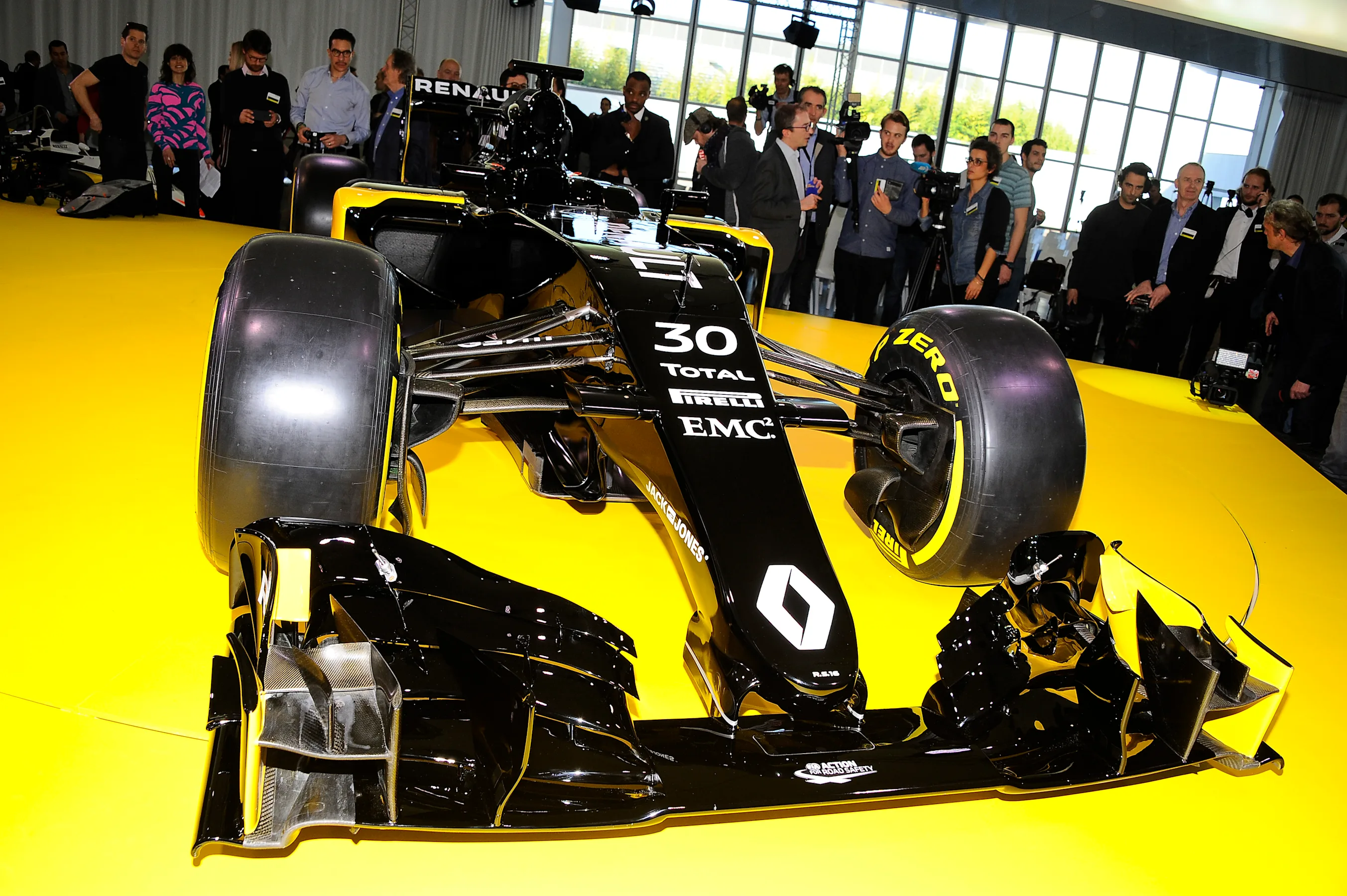 at Renault F1 Launch, Renault Technocentre, Guyancourt, France, 3 February 2016.