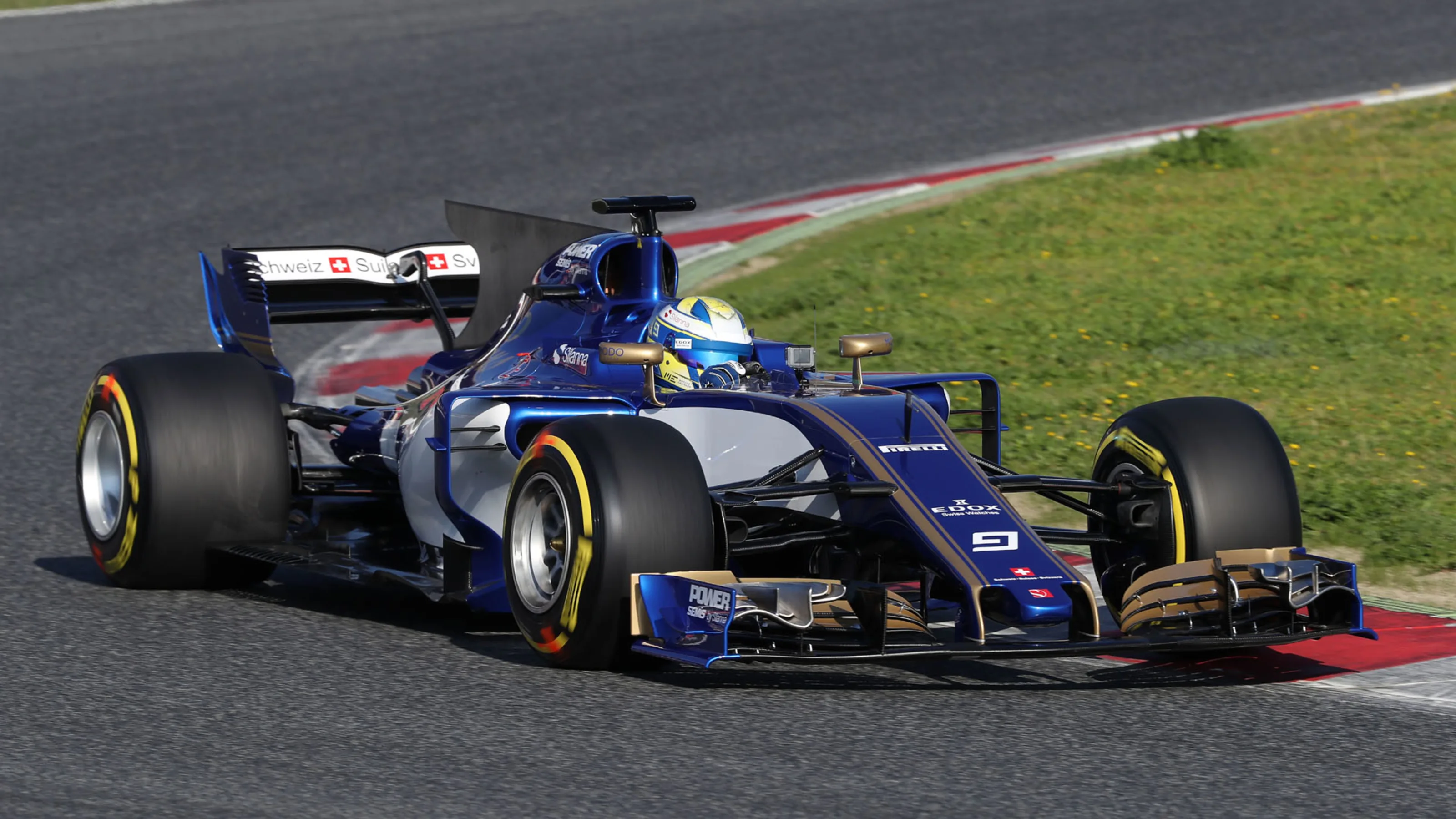 Marcus Ericsson, Sauber C36, filming day, Circuit de Barcelona-Catalunya, Spain, February 22,