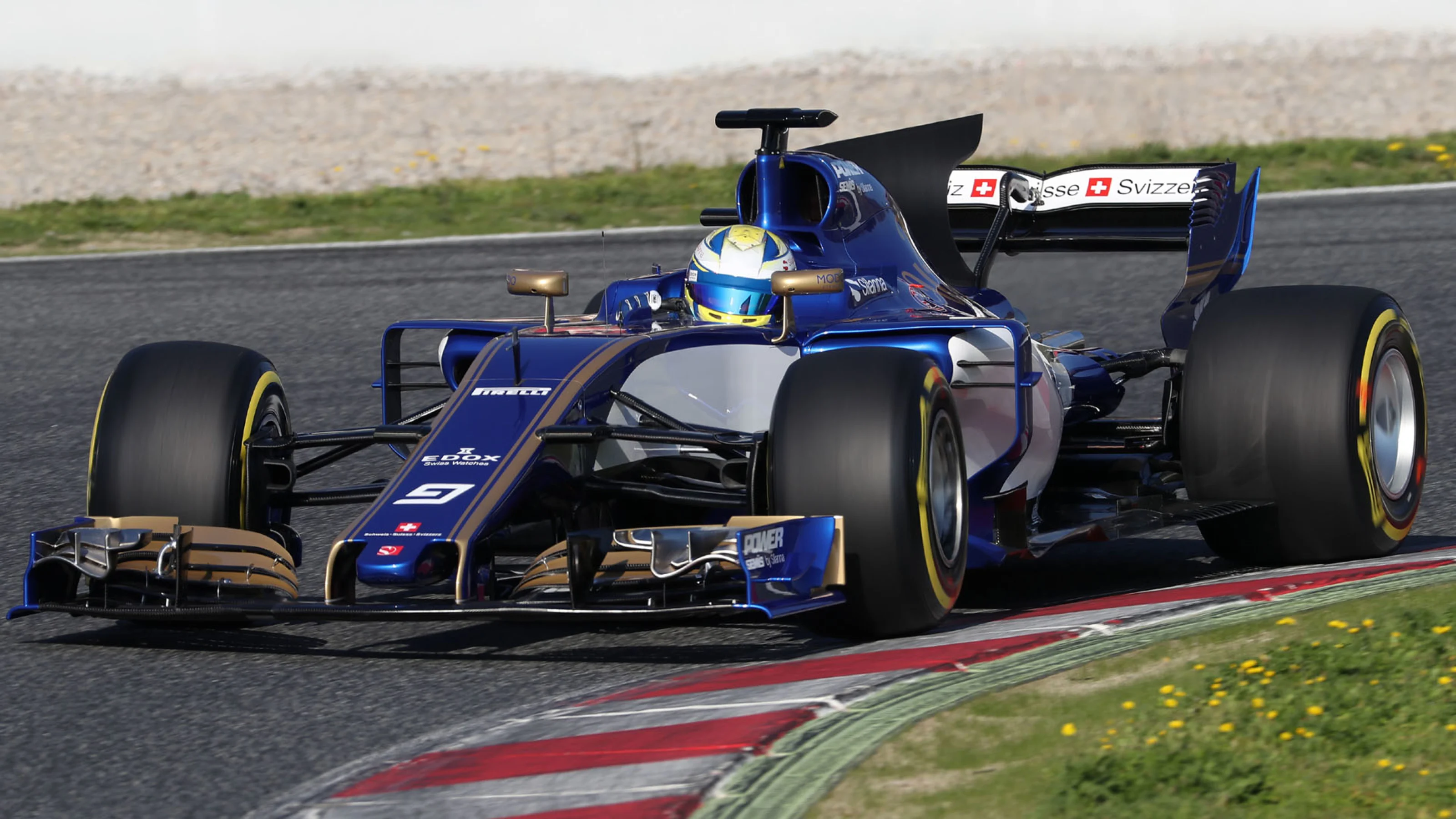 Marcus Ericsson, Sauber C36, filming day, Circuit de Barcelona-Catalunya, Spain, February 22,