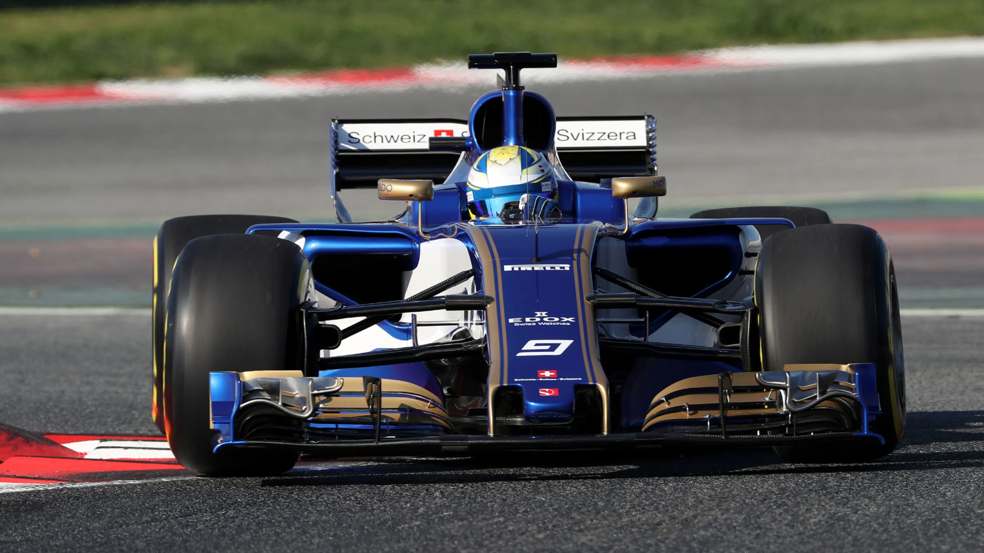 Marcus Ericsson, Sauber C36, filming day, Circuit de Barcelona-Catalunya, Spain, February 22,