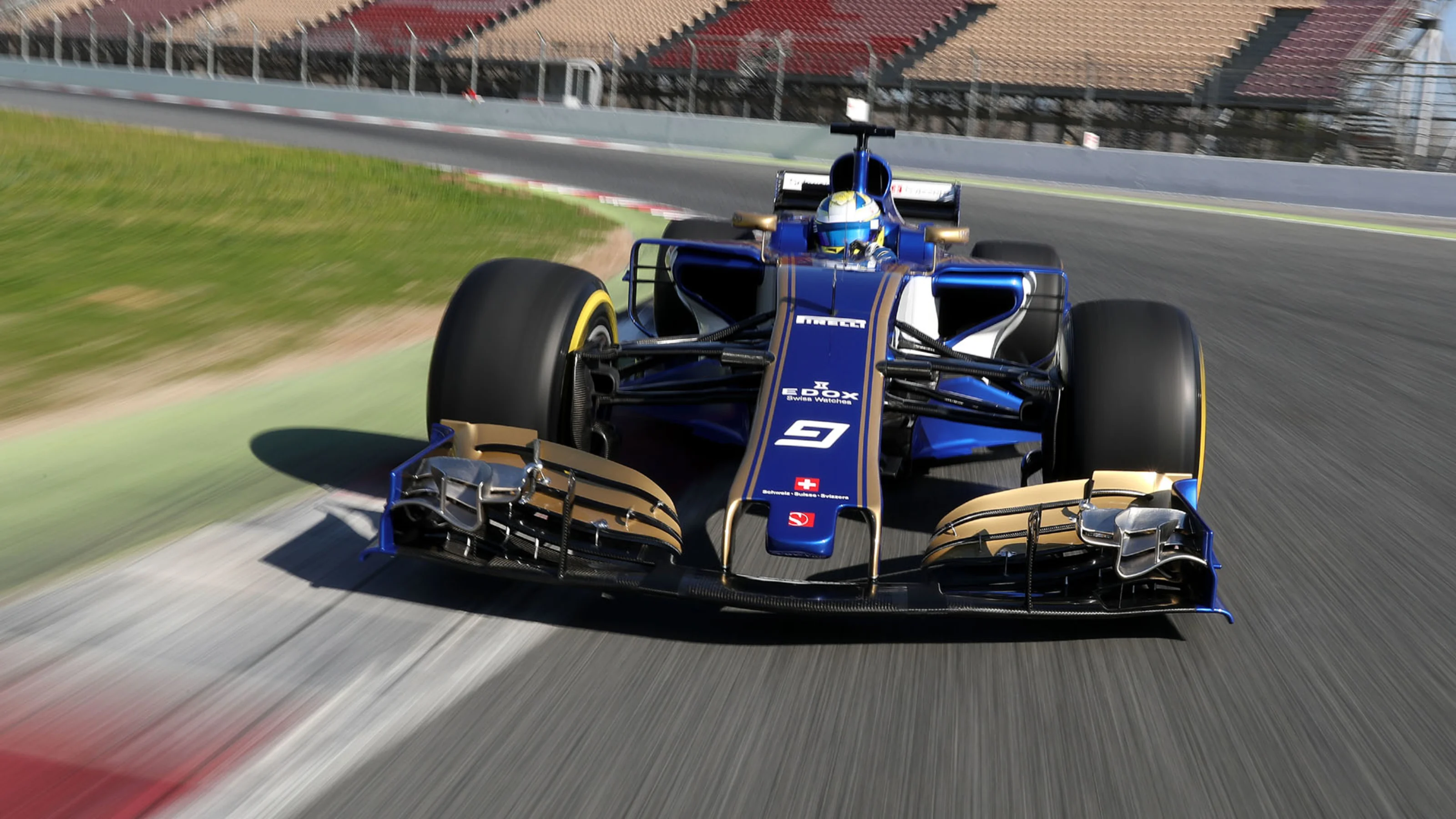 Marcus Ericsson, Sauber C36, filming day, Circuit de Barcelona-Catalunya, Spain, February 22,