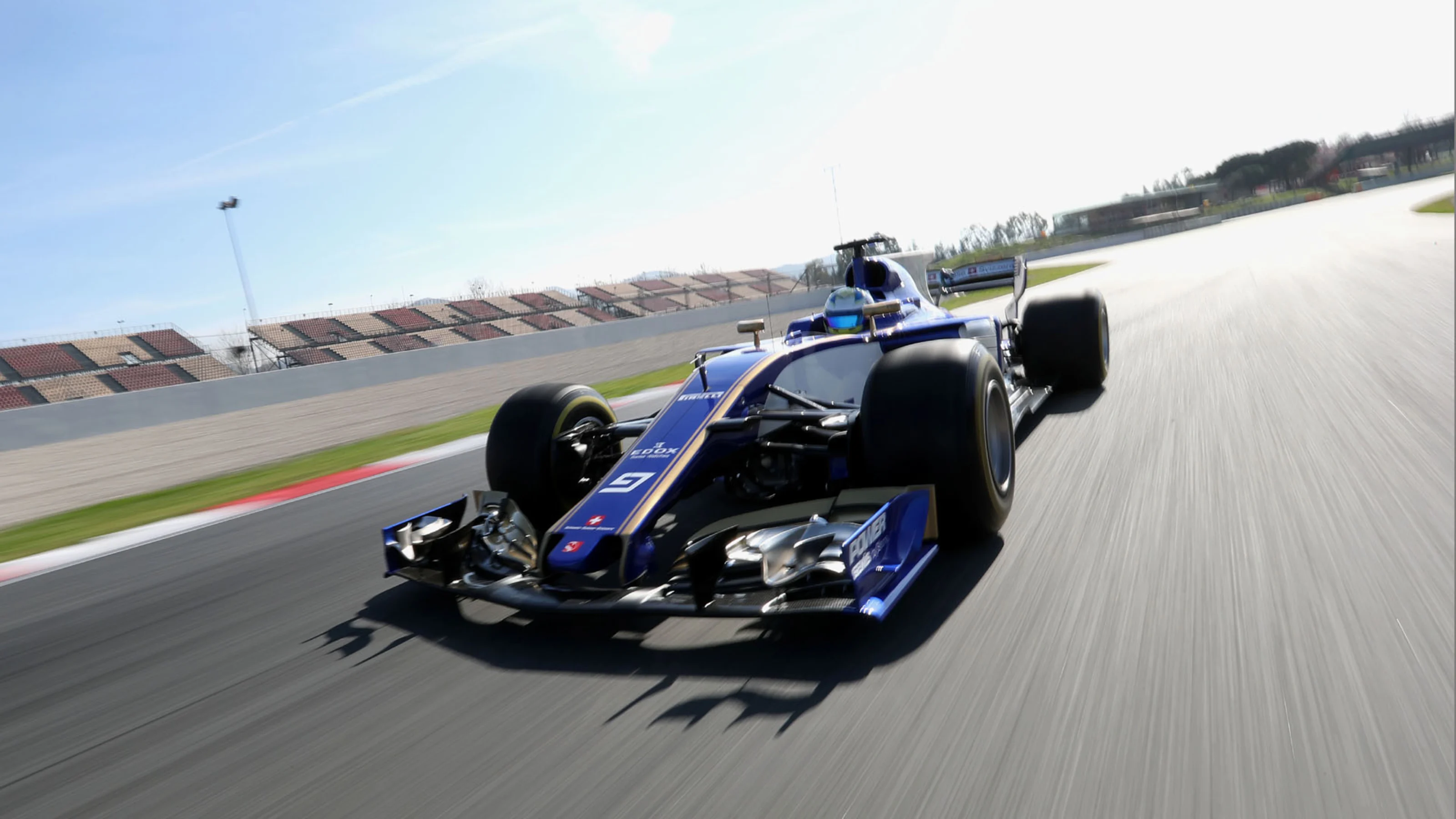 Marcus Ericsson, Sauber C36, filming day, Circuit de Barcelona-Catalunya, Spain, February 22,