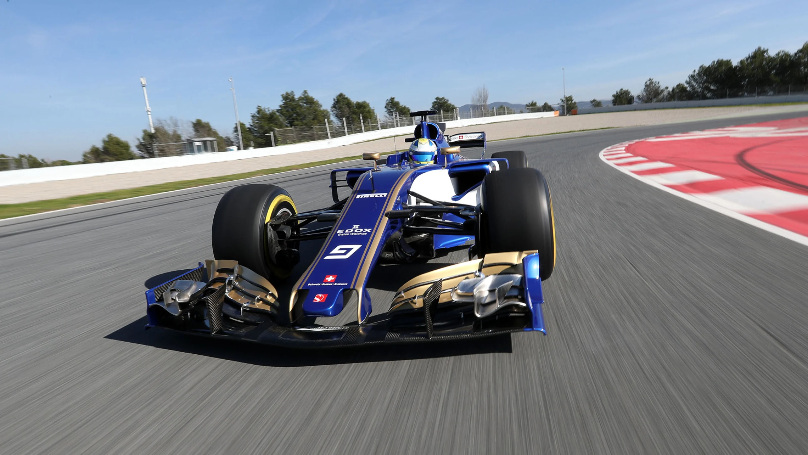 Marcus Ericsson, Sauber C36, filming day, Circuit de Barcelona-Catalunya, Spain, February 22,