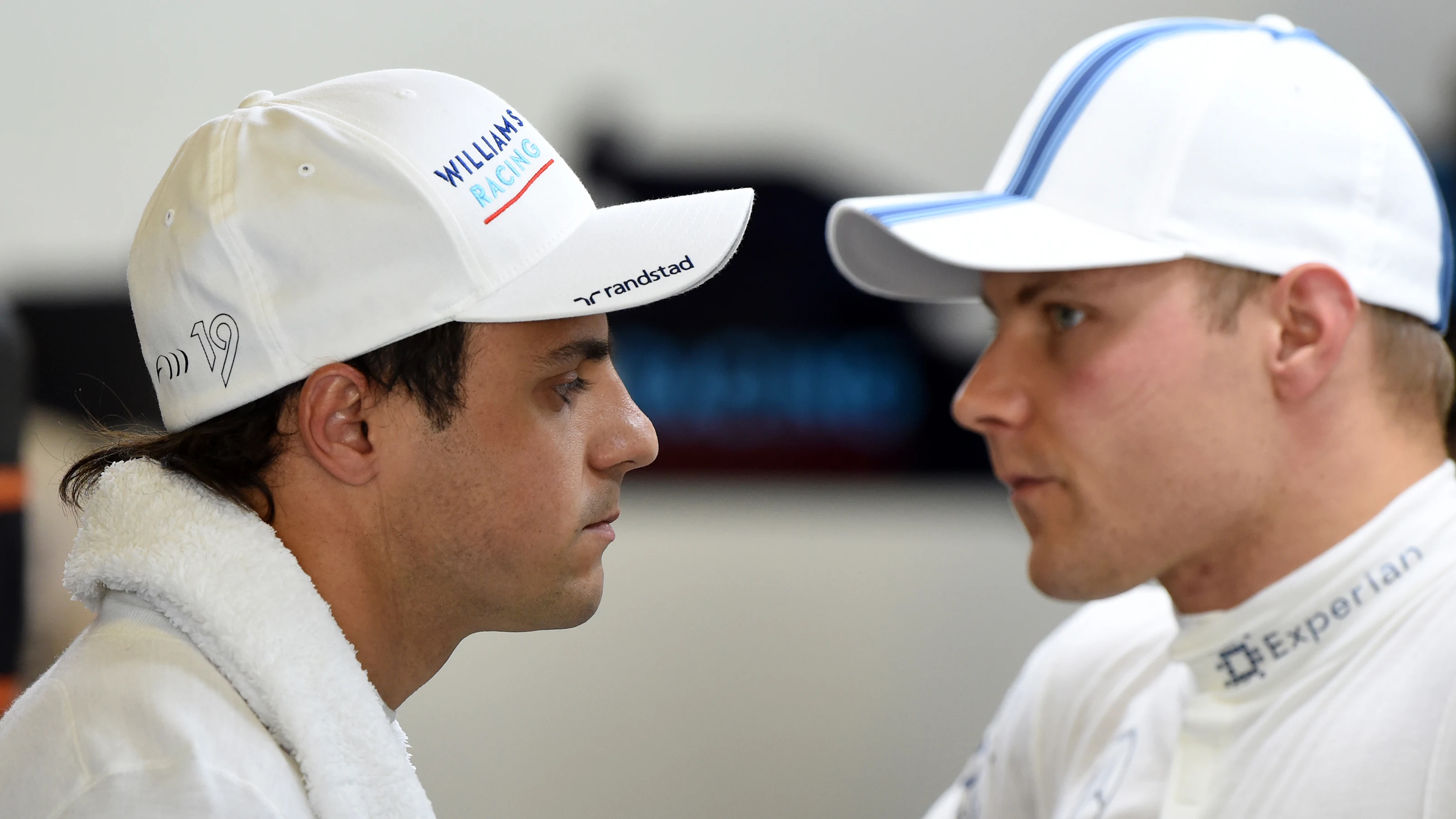 Felipe Massa (BRA) Williams and Valtteri Bottas (FIN) Williams. Formula One World Championship,