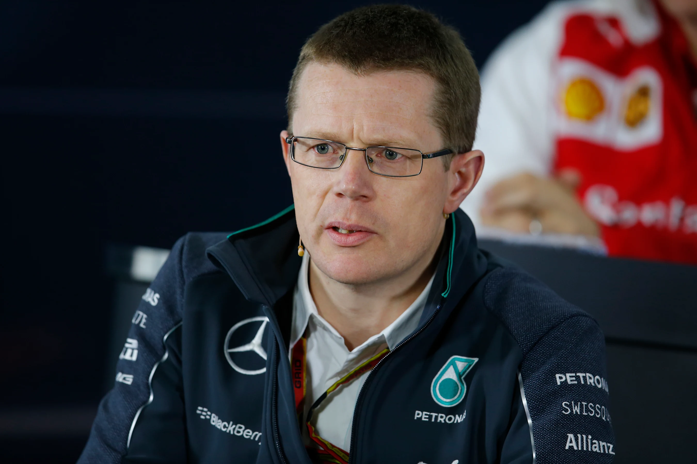 Andy Cowell (GBR) Managing Director, Mercedes AMG High Performance Powertrains in the Press
